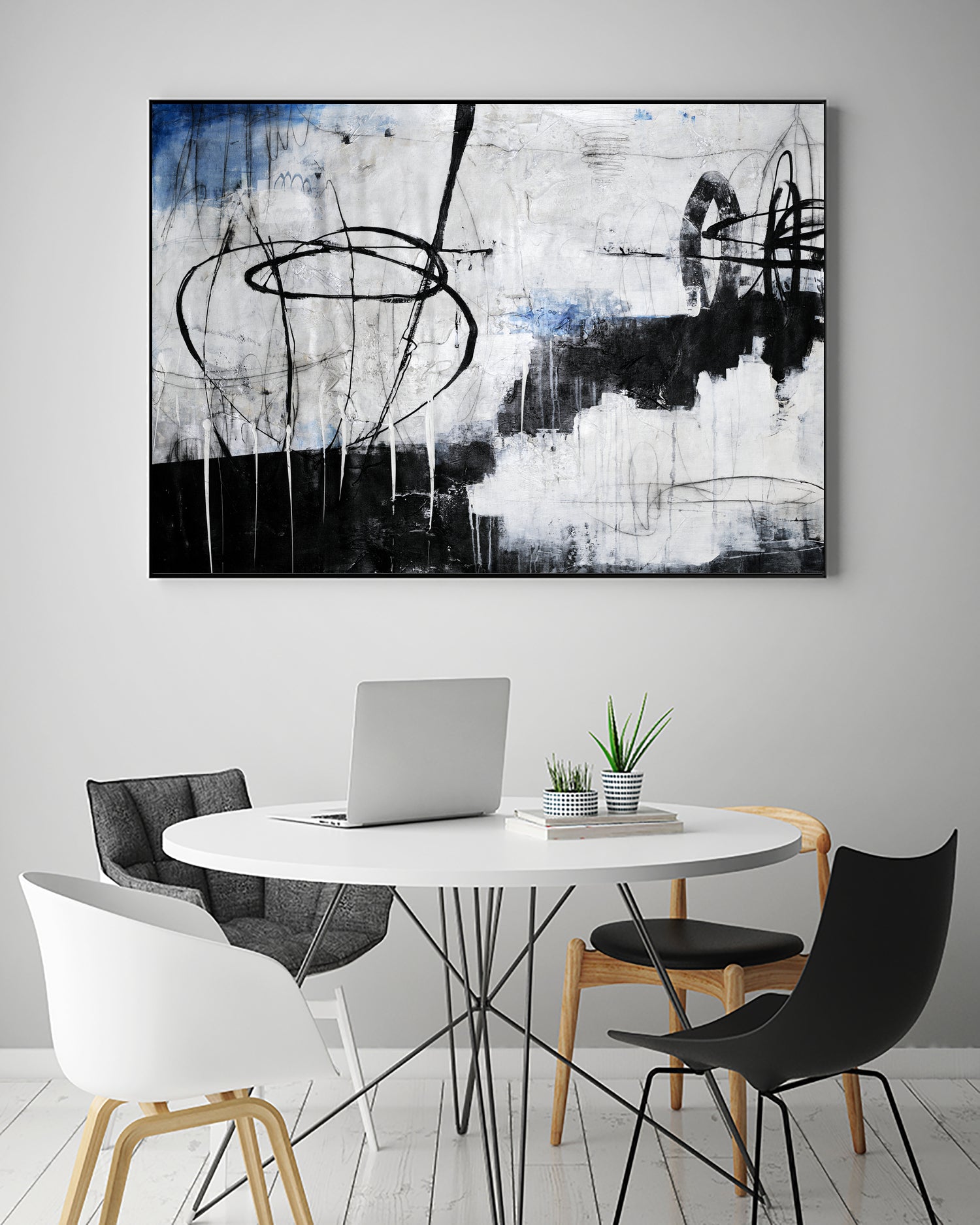 About That Twirl by Daleno Art on GIANT ART - black abstract