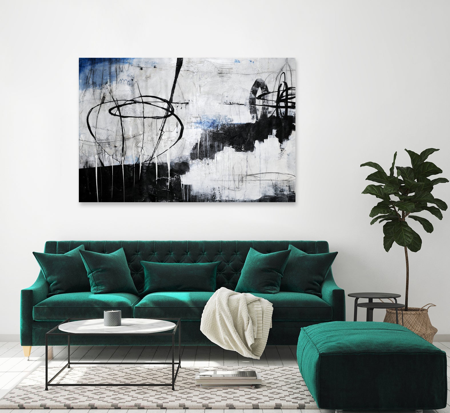 About That Twirl by Daleno Art on GIANT ART - black abstract