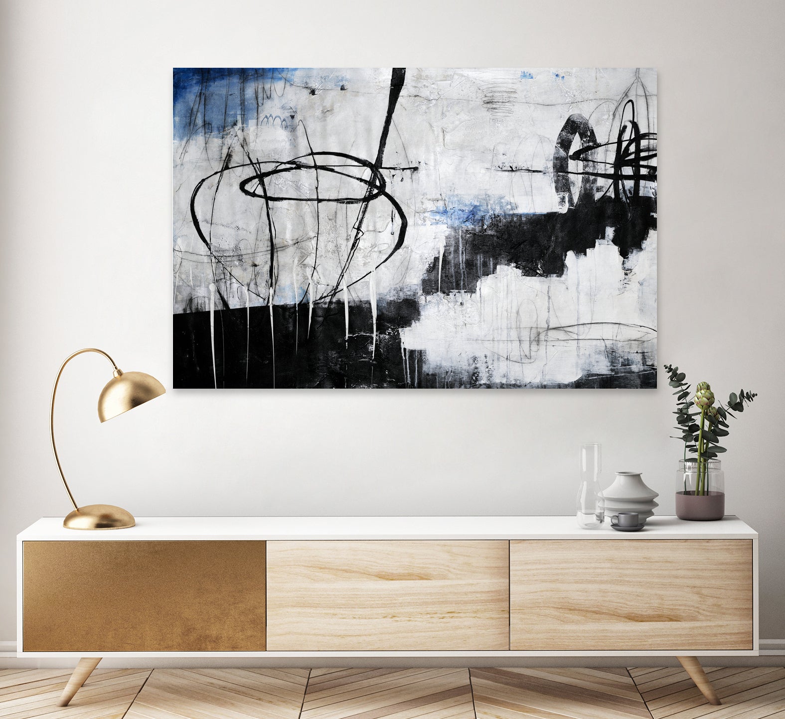 About That Twirl by Daleno Art on GIANT ART - black abstract