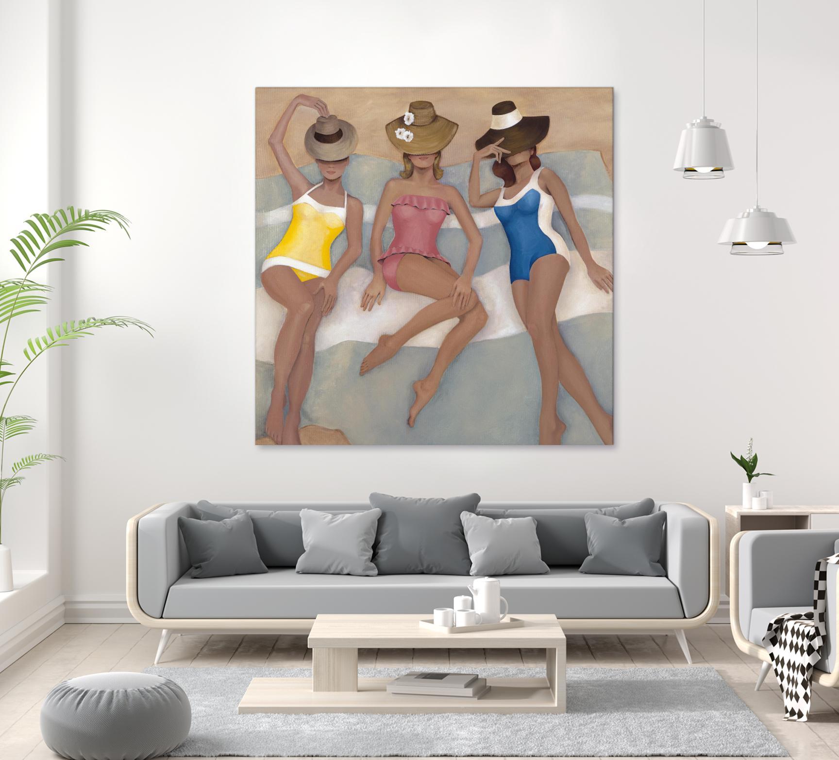 The Orange County Club.tif by Daleno Art on GIANT ART - beige costal beach