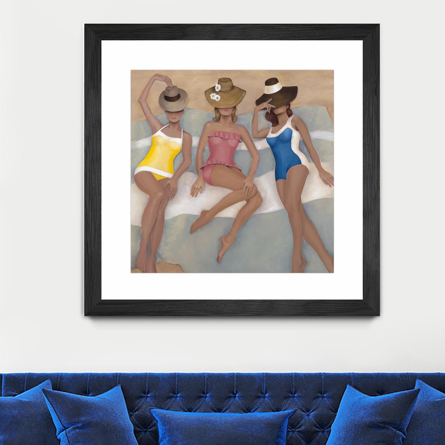 The Orange County Club.tif by Daleno Art on GIANT ART - beige costal beach