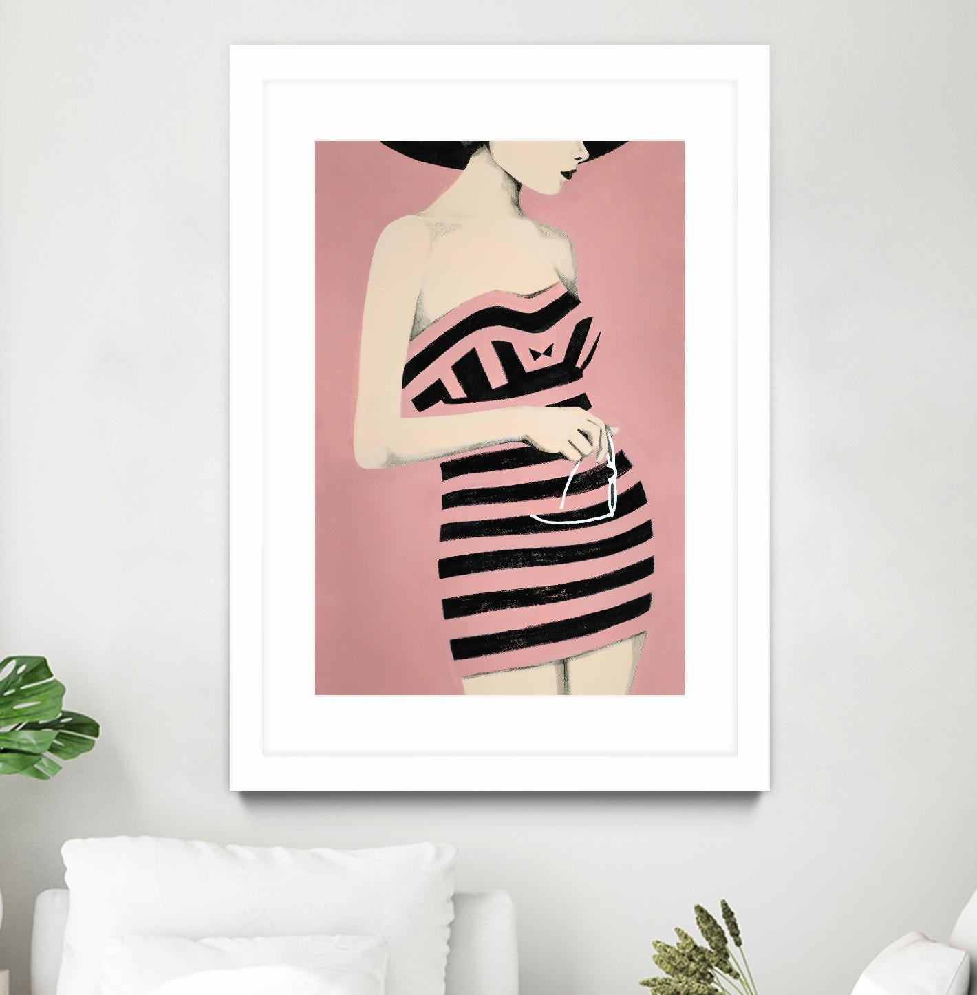 Sally by Daleno Art on GIANT ART - pink figurative women