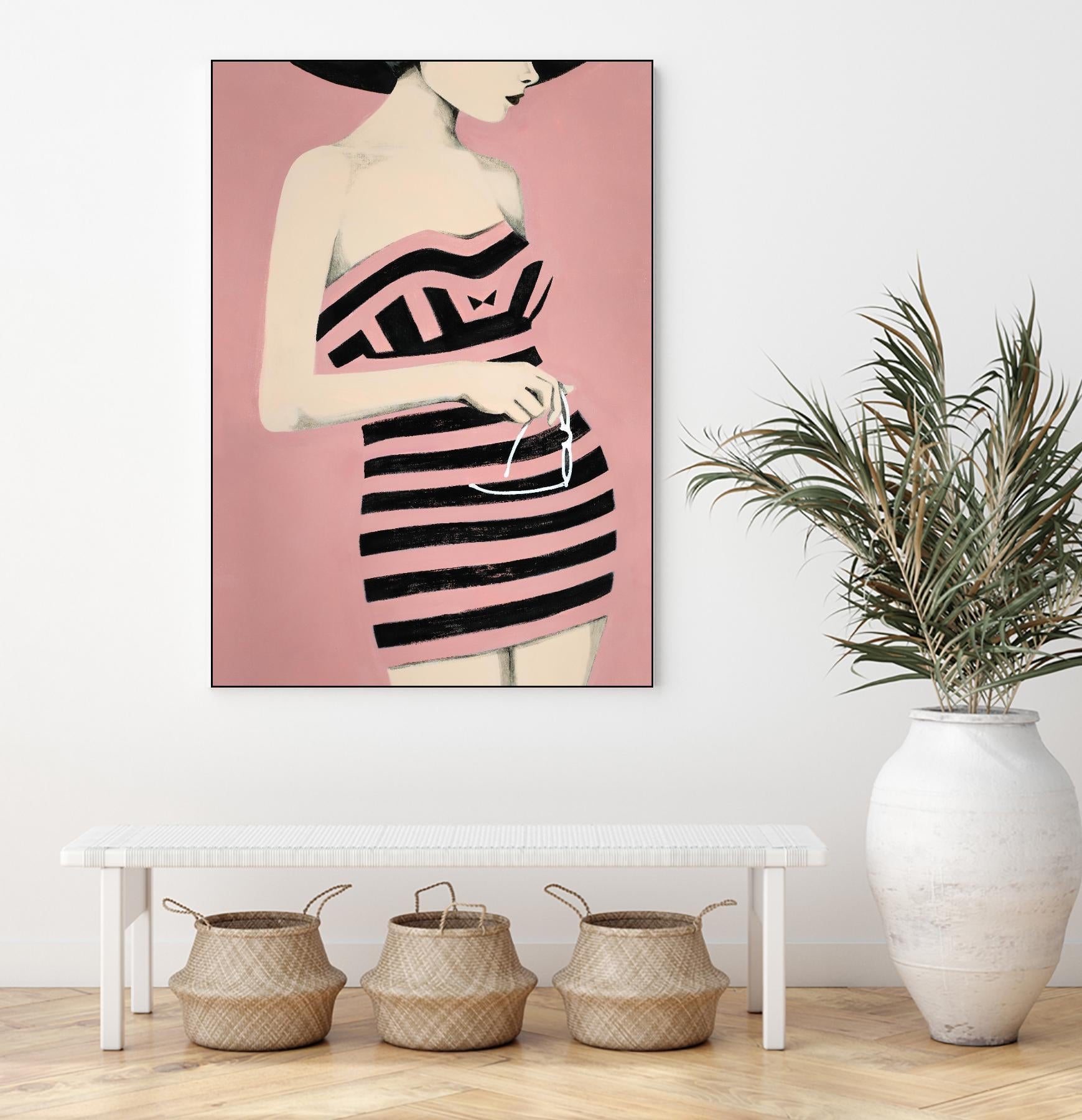 Sally by Daleno Art on GIANT ART - pink figurative women