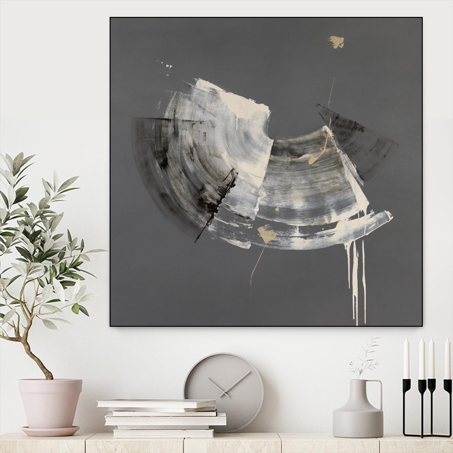 Elegance by Daleno Art on GIANT ART - beige abstract abstrait