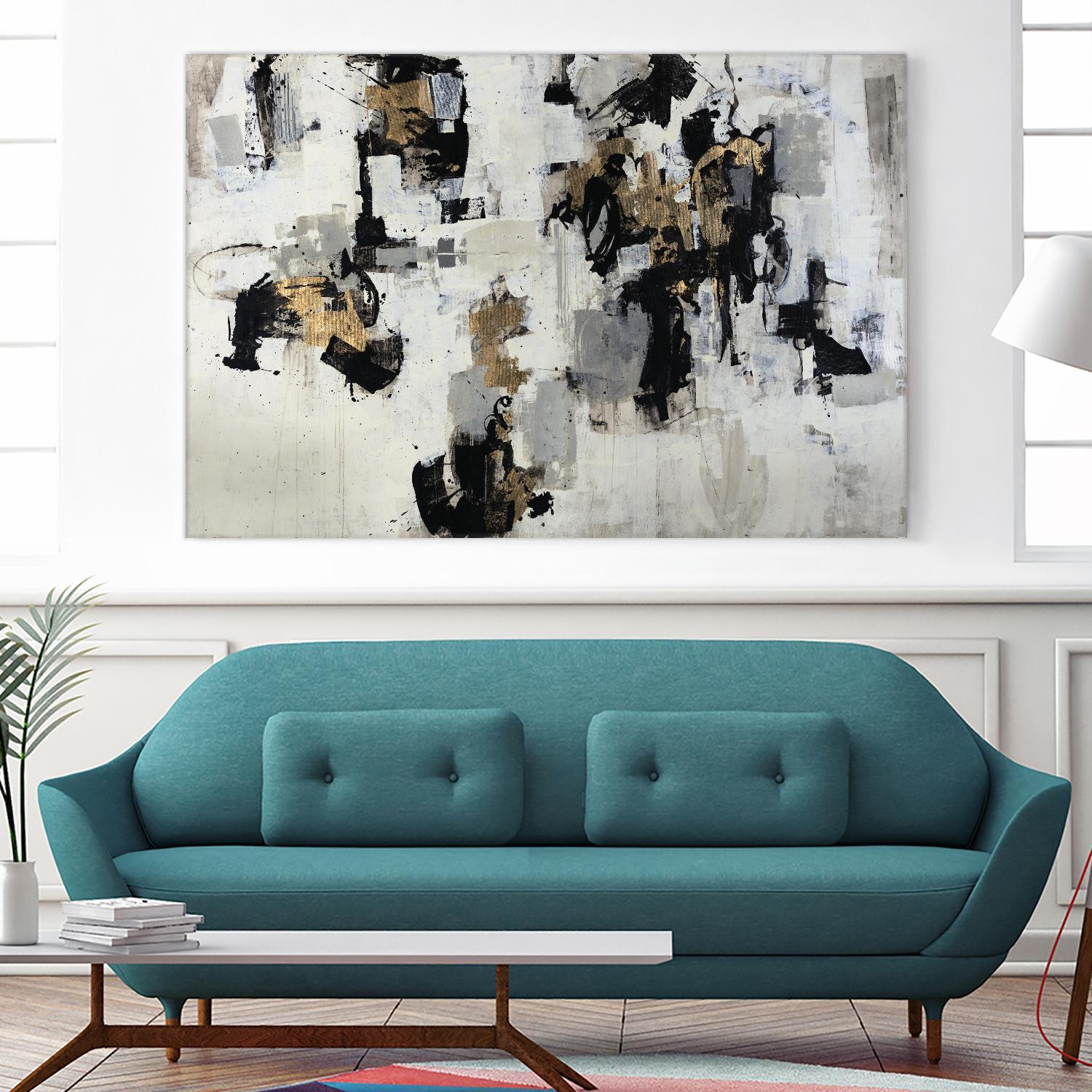 Gold Gloved Boxer by Daleno Art on GIANT ART - gold abstract abstract