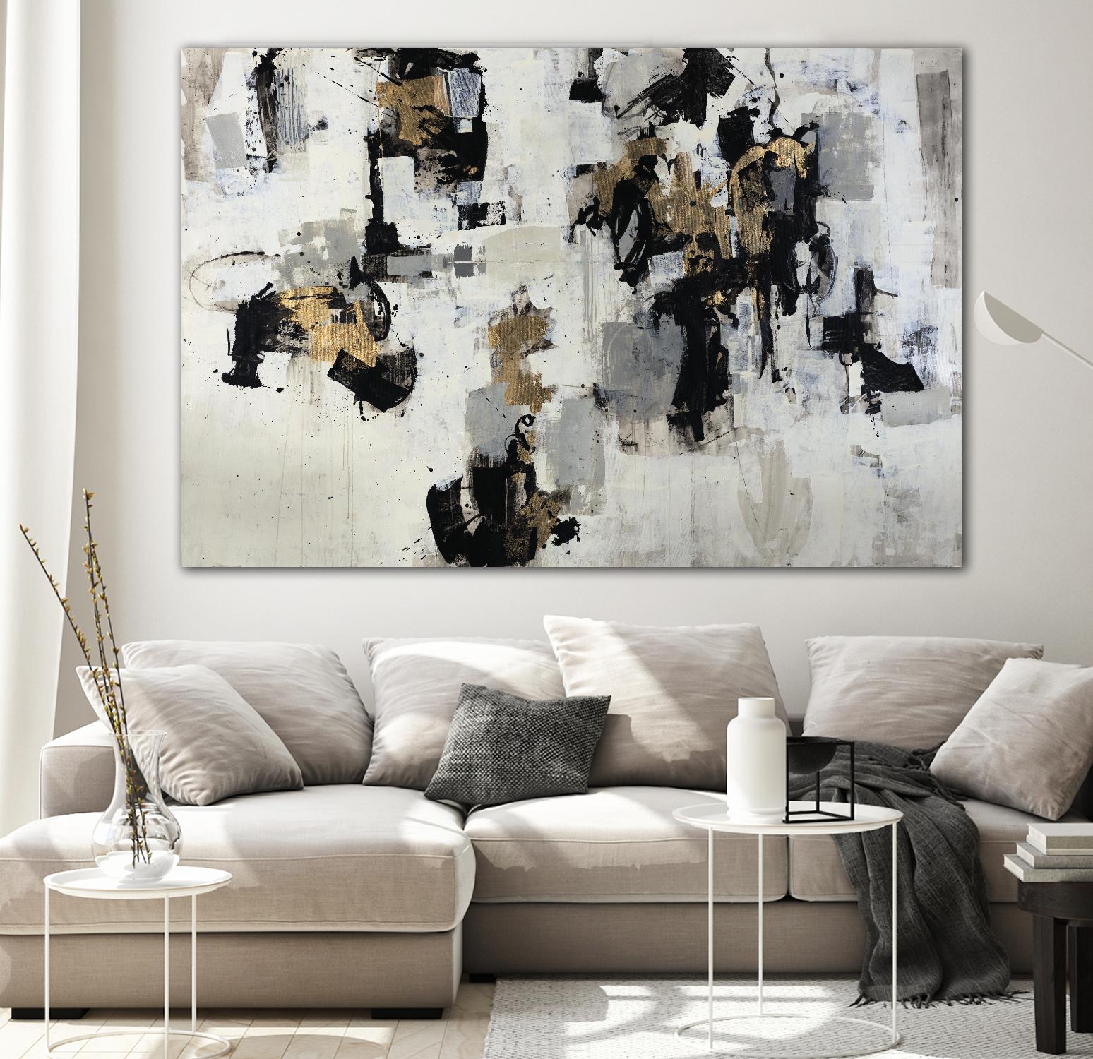 Gold Gloved Boxer by Daleno Art on GIANT ART - gold abstract abstract