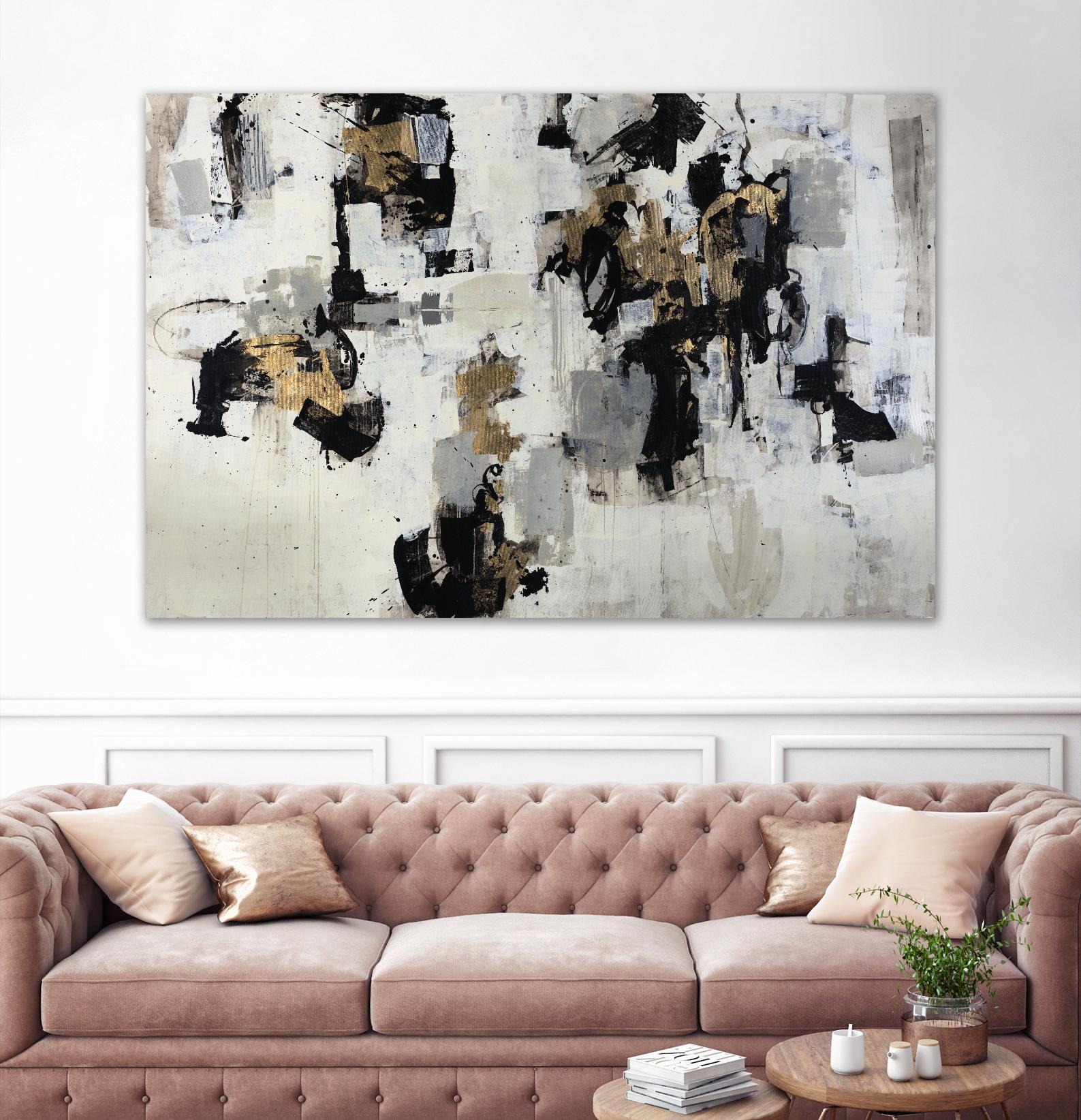 Gold Gloved Boxer by Daleno Art on GIANT ART - gold abstract abstract