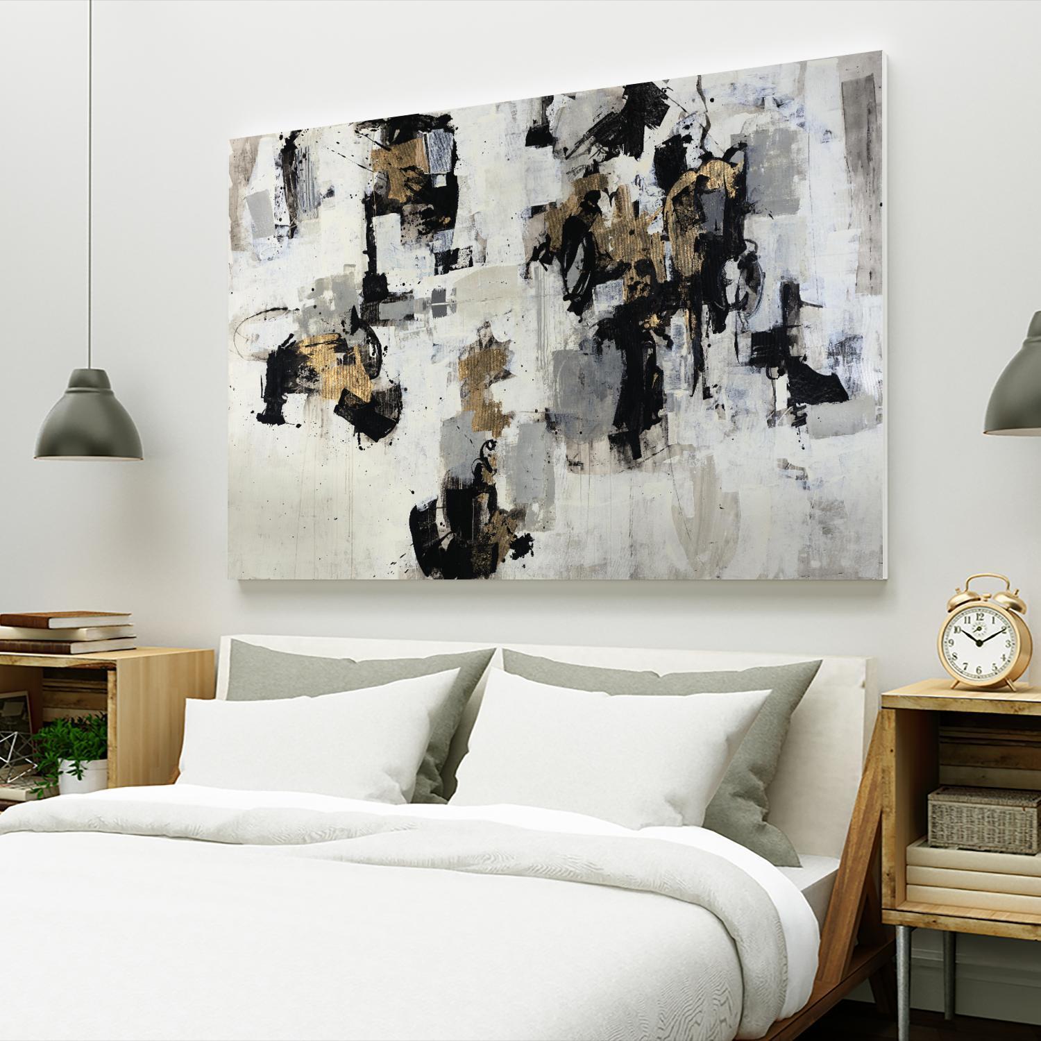 Gold Gloved Boxer by Daleno Art on GIANT ART - gold abstract abstract