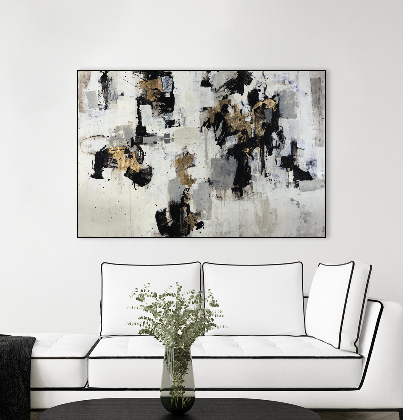 Gold Gloved Boxer by Daleno Art on GIANT ART - gold abstract abstract