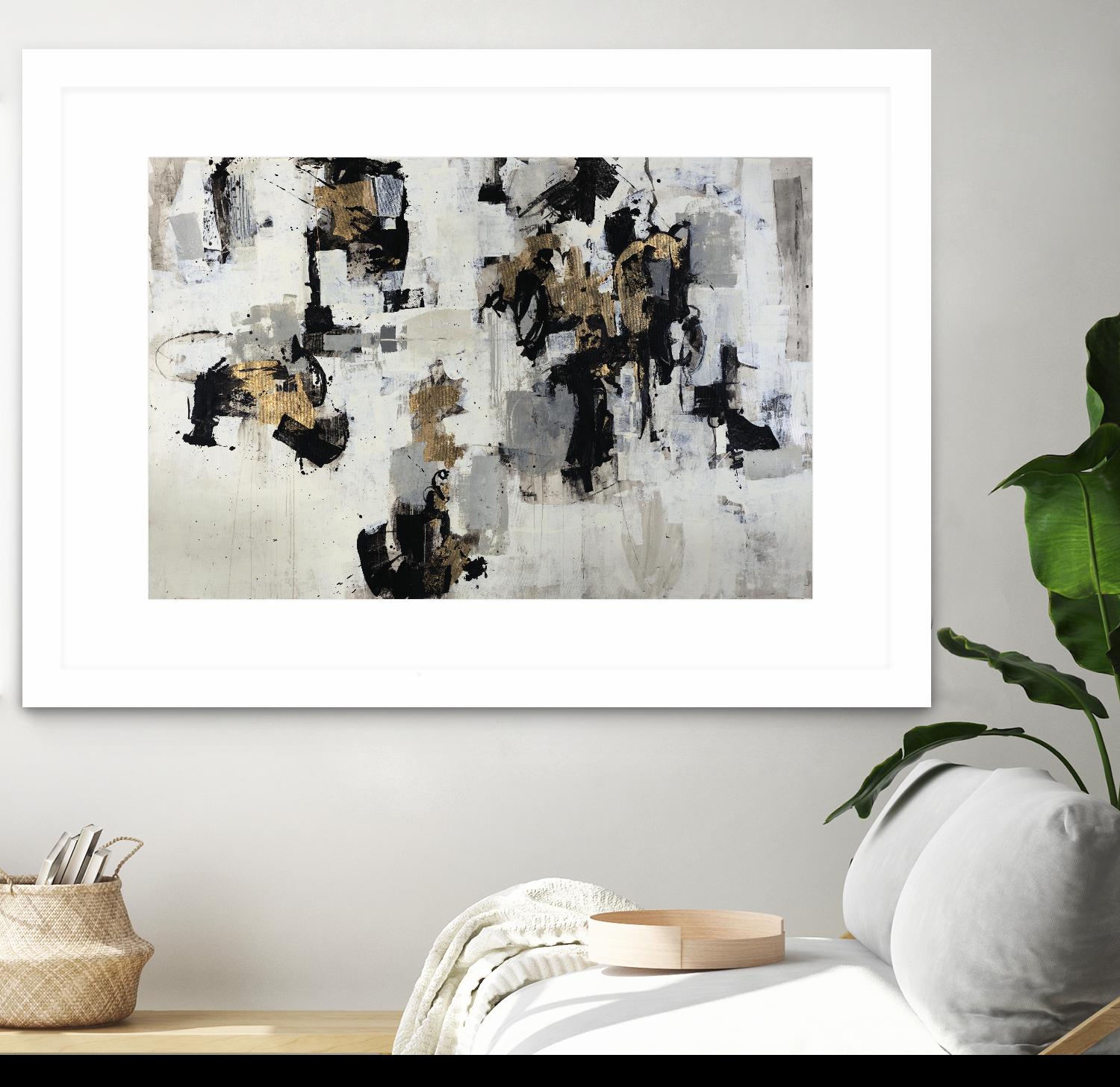 Gold Gloved Boxer by Daleno Art on GIANT ART - gold abstract abstract
