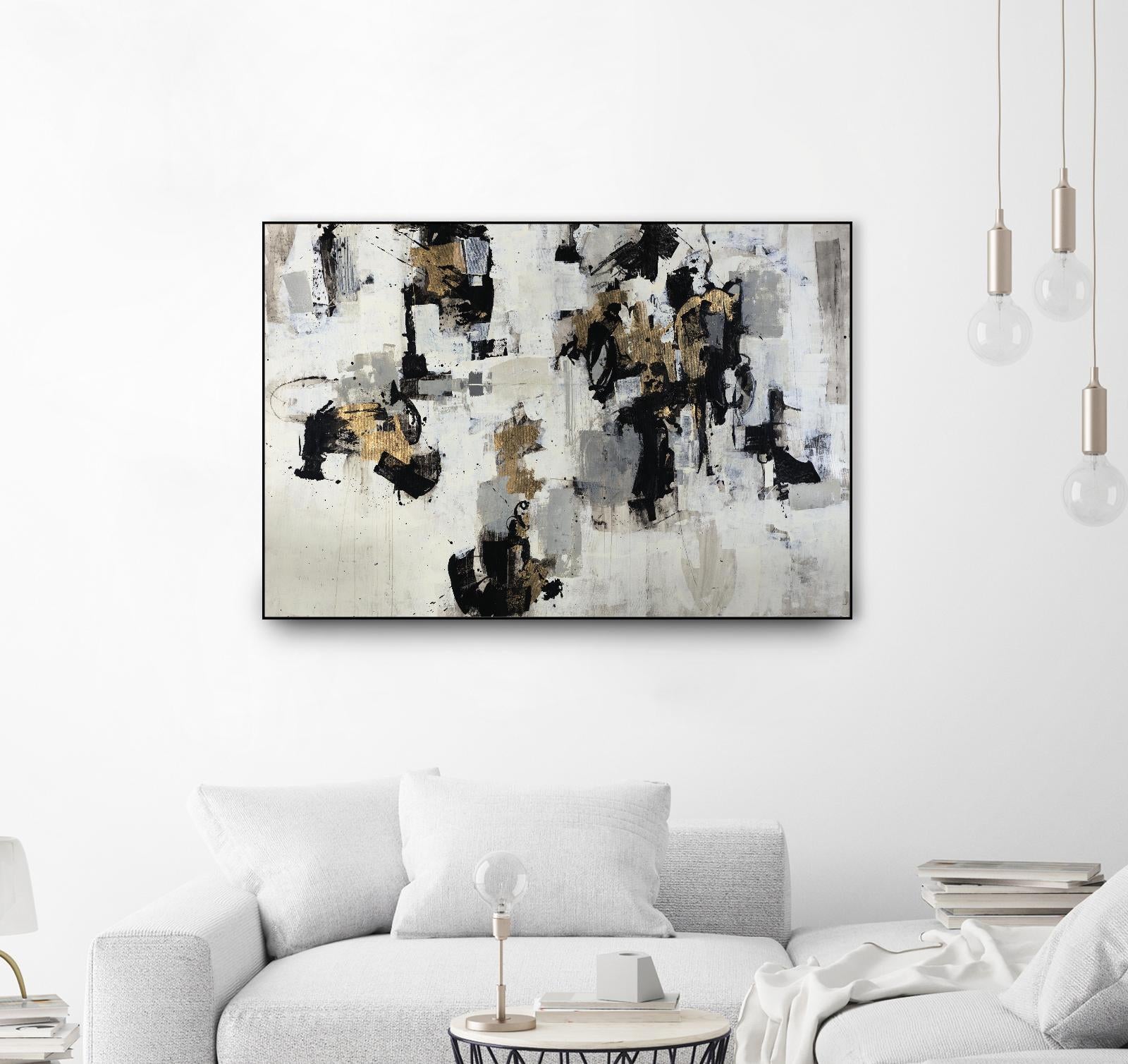 Gold Gloved Boxer by Daleno Art on GIANT ART - gold abstract abstract
