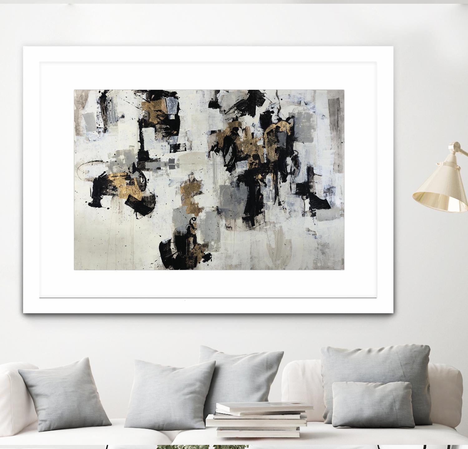 Gold Gloved Boxer by Daleno Art on GIANT ART - gold abstract abstract