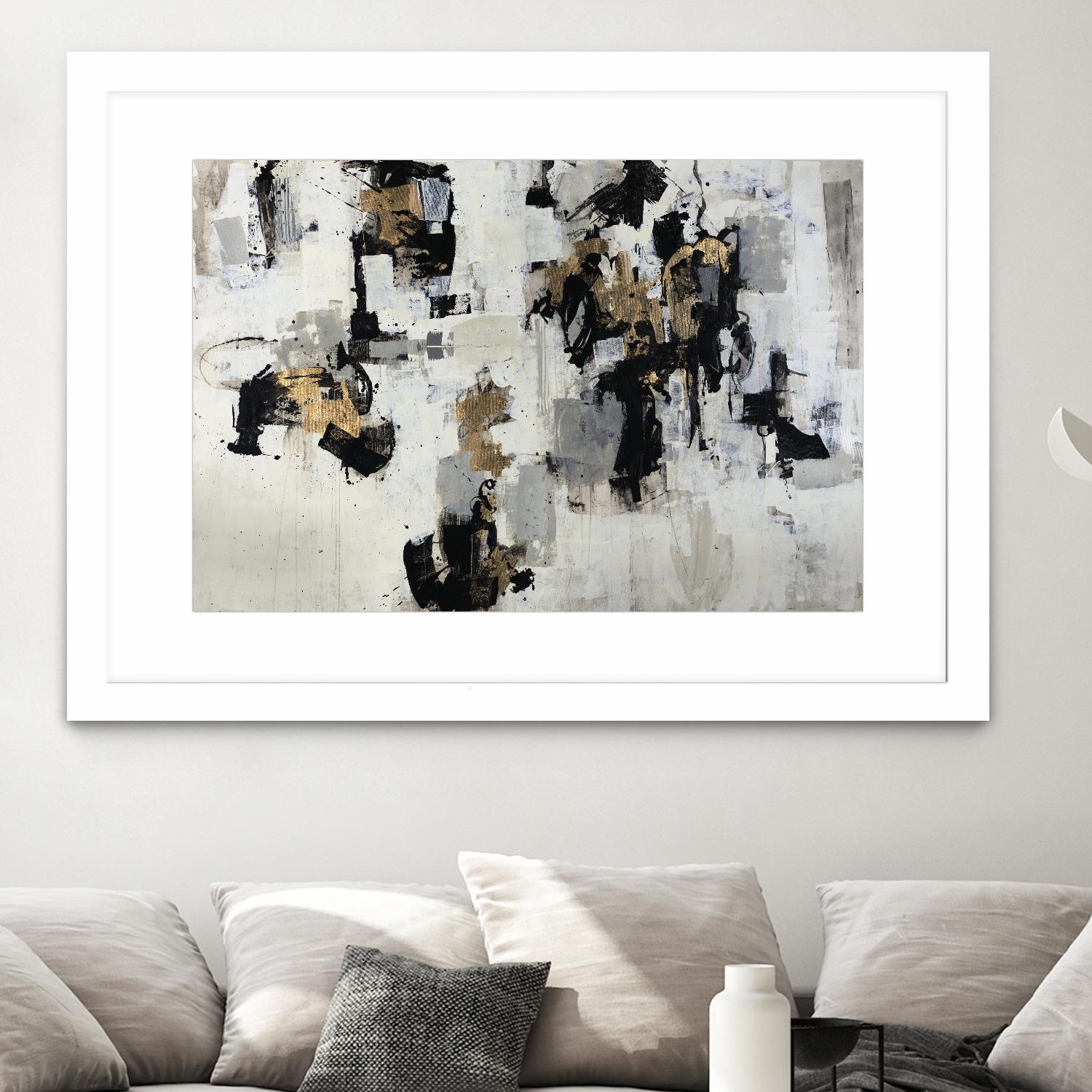 Gold Gloved Boxer by Daleno Art on GIANT ART - gold abstract abstract