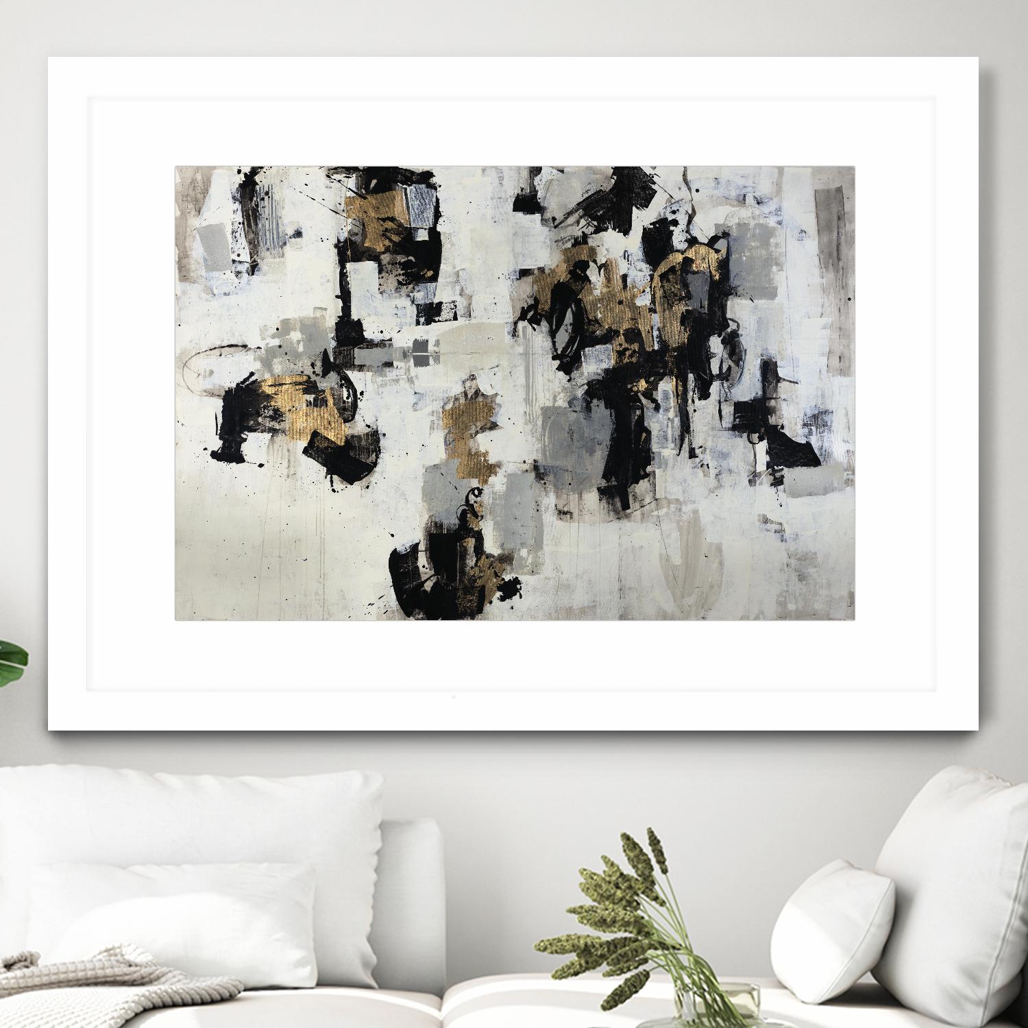 Gold Gloved Boxer by Daleno Art on GIANT ART - gold abstract abstract