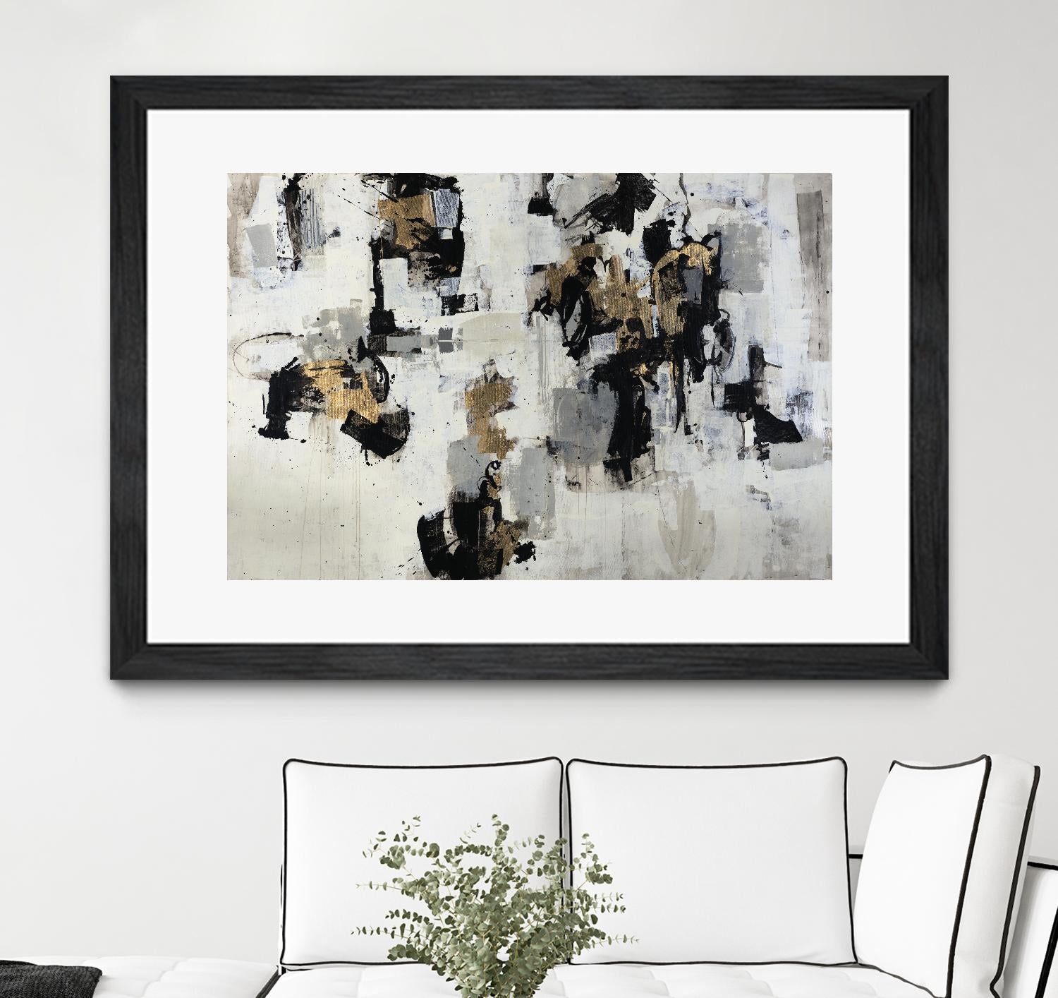Gold Gloved Boxer by Daleno Art on GIANT ART - gold abstract abstract