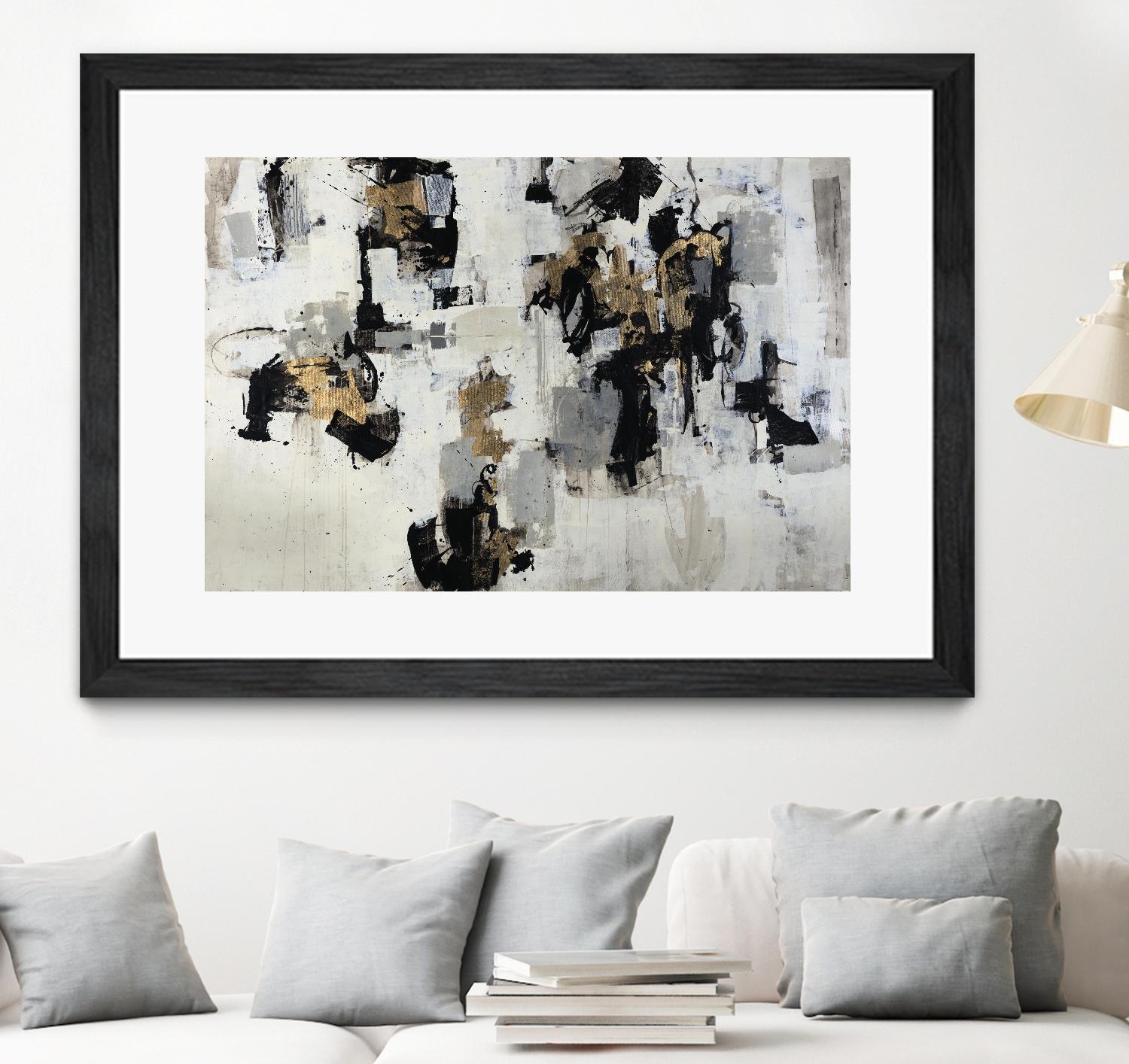 Gold Gloved Boxer by Daleno Art on GIANT ART - gold abstract abstract