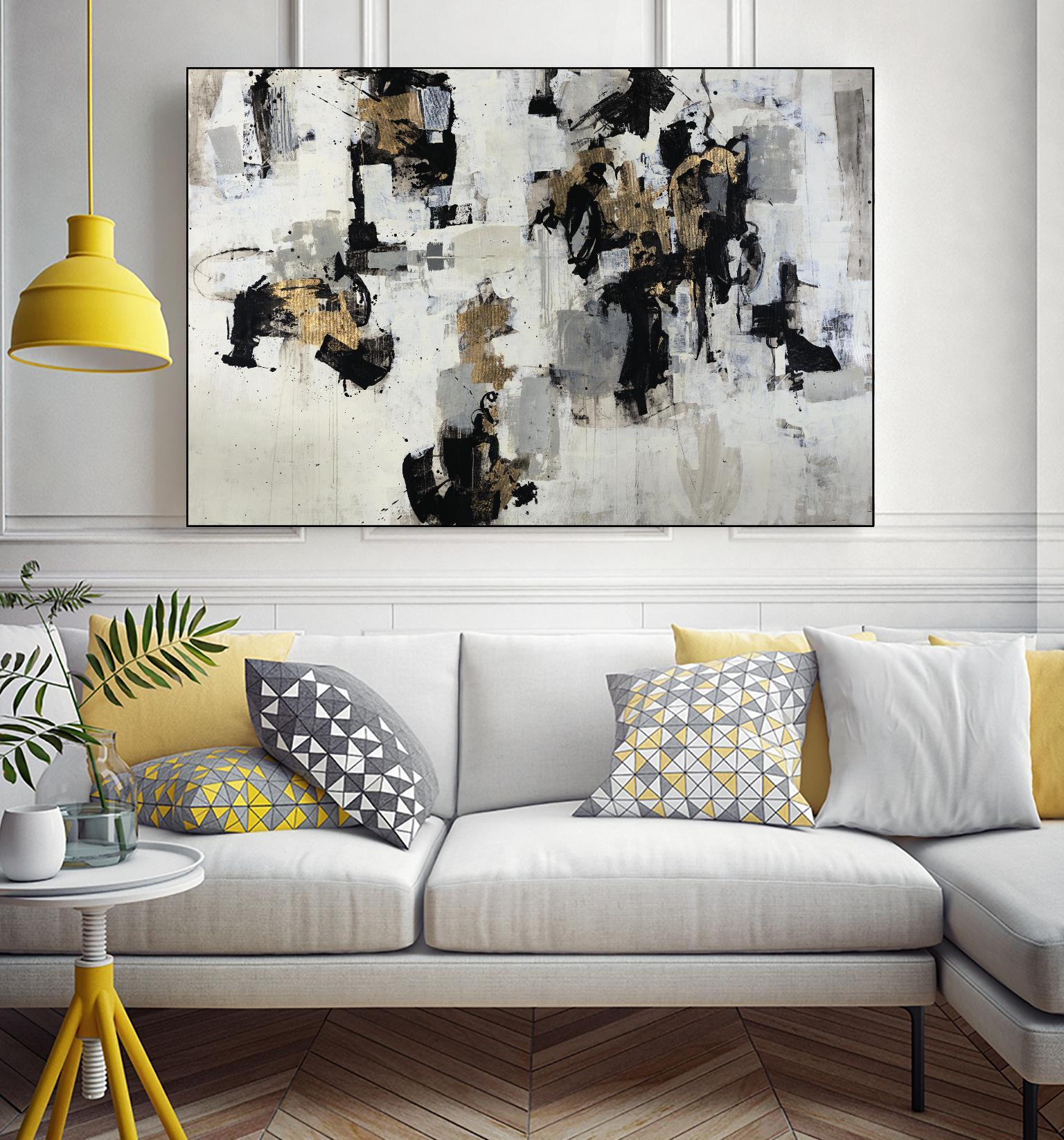 Gold Gloved Boxer by Daleno Art on GIANT ART - gold abstract abstract