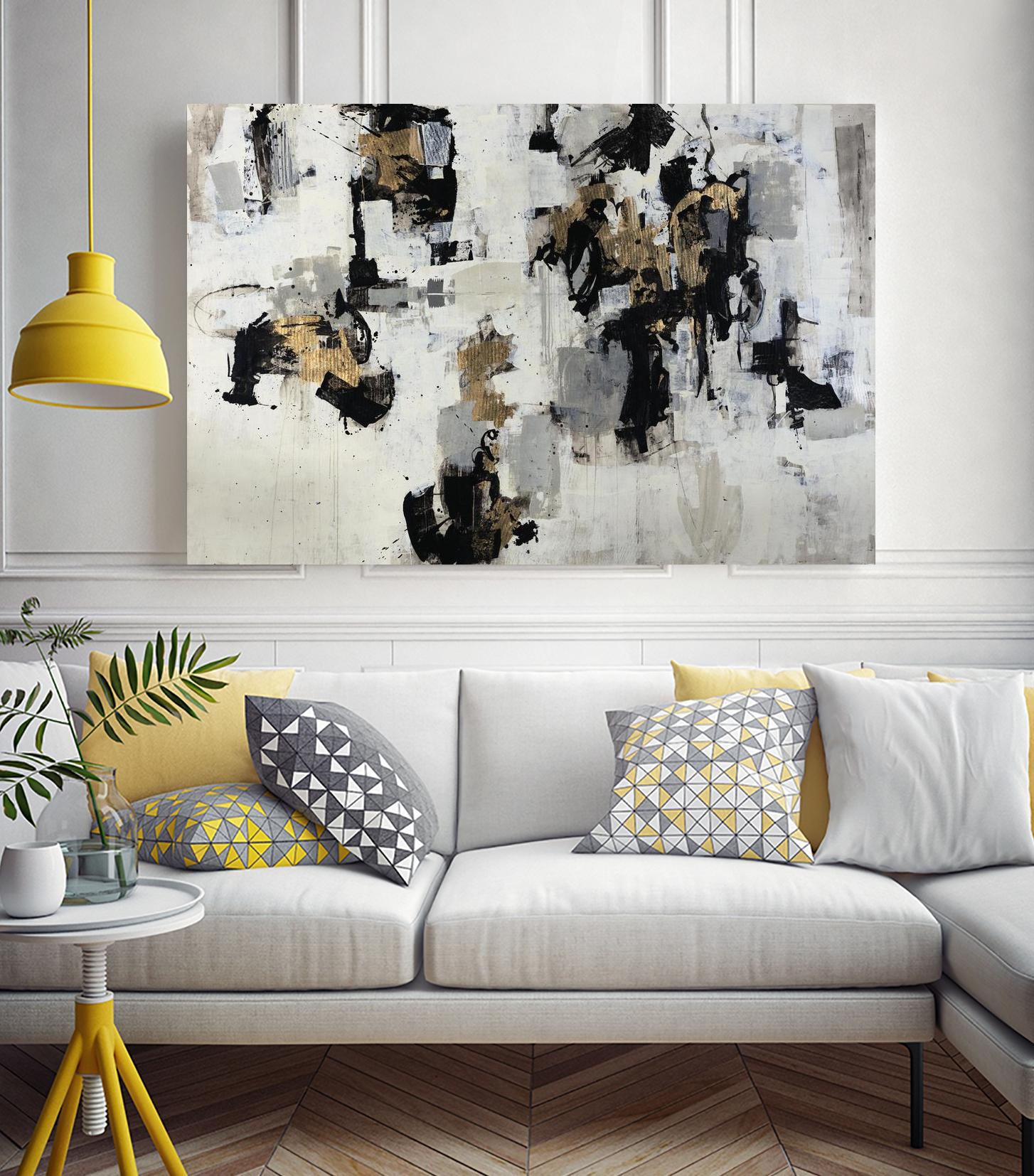 Gold Gloved Boxer by Daleno Art on GIANT ART - gold abstract abstract