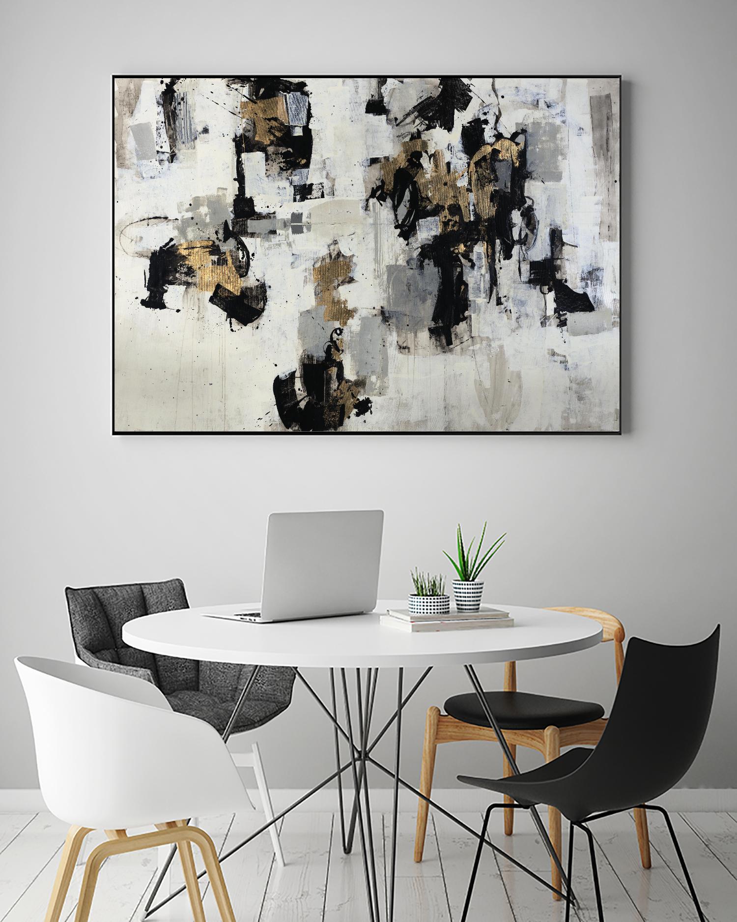 Gold Gloved Boxer by Daleno Art on GIANT ART - gold abstract abstract