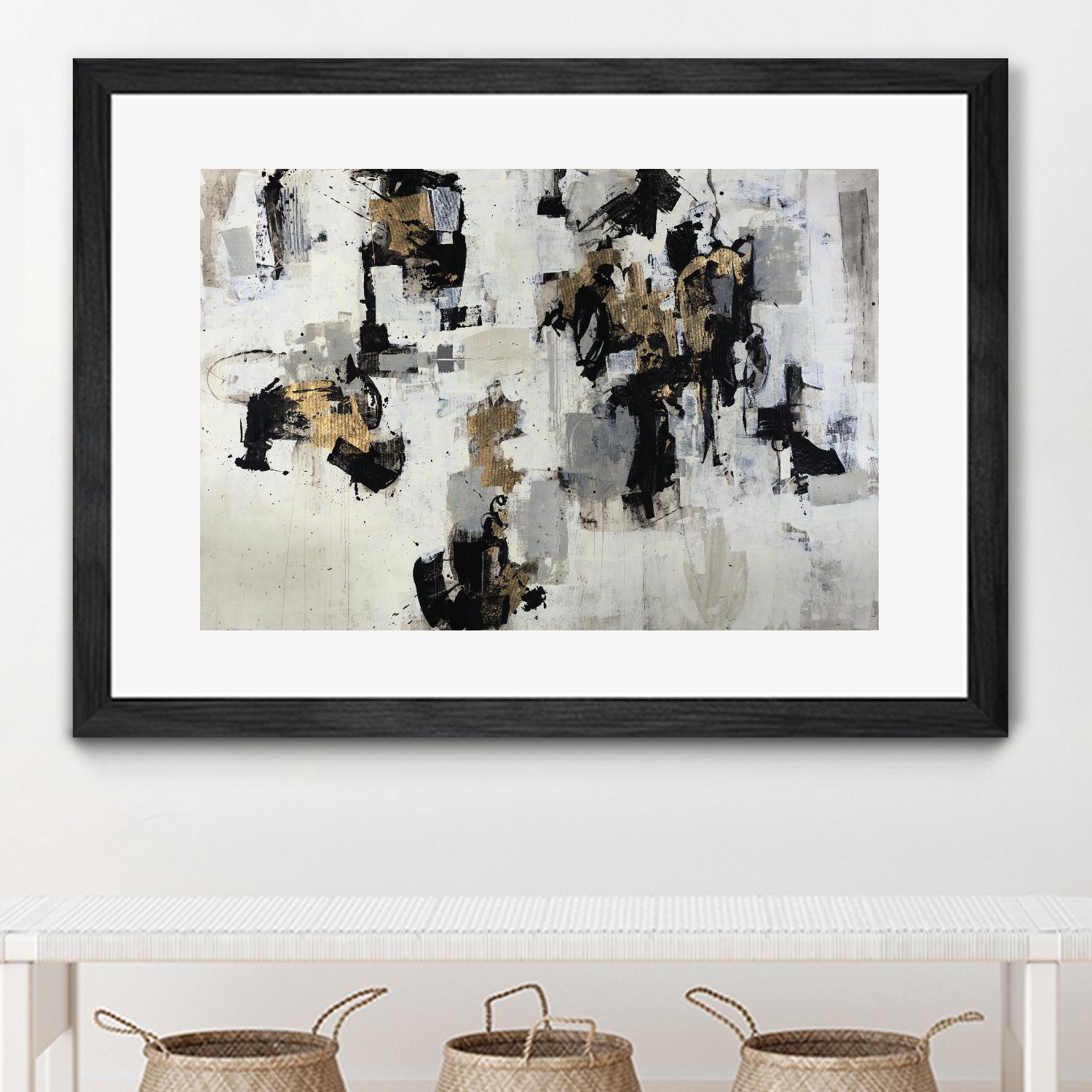 Gold Gloved Boxer by Daleno Art on GIANT ART - gold abstract abstract