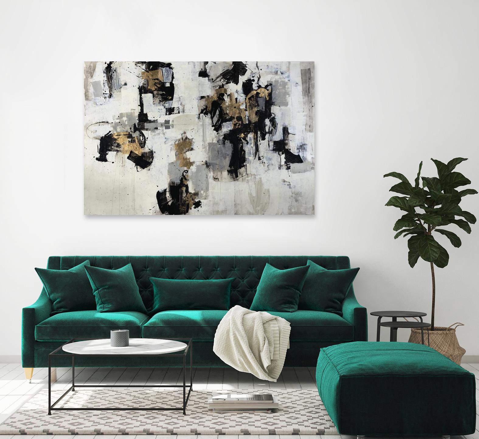 Gold Gloved Boxer by Daleno Art on GIANT ART - gold abstract abstract