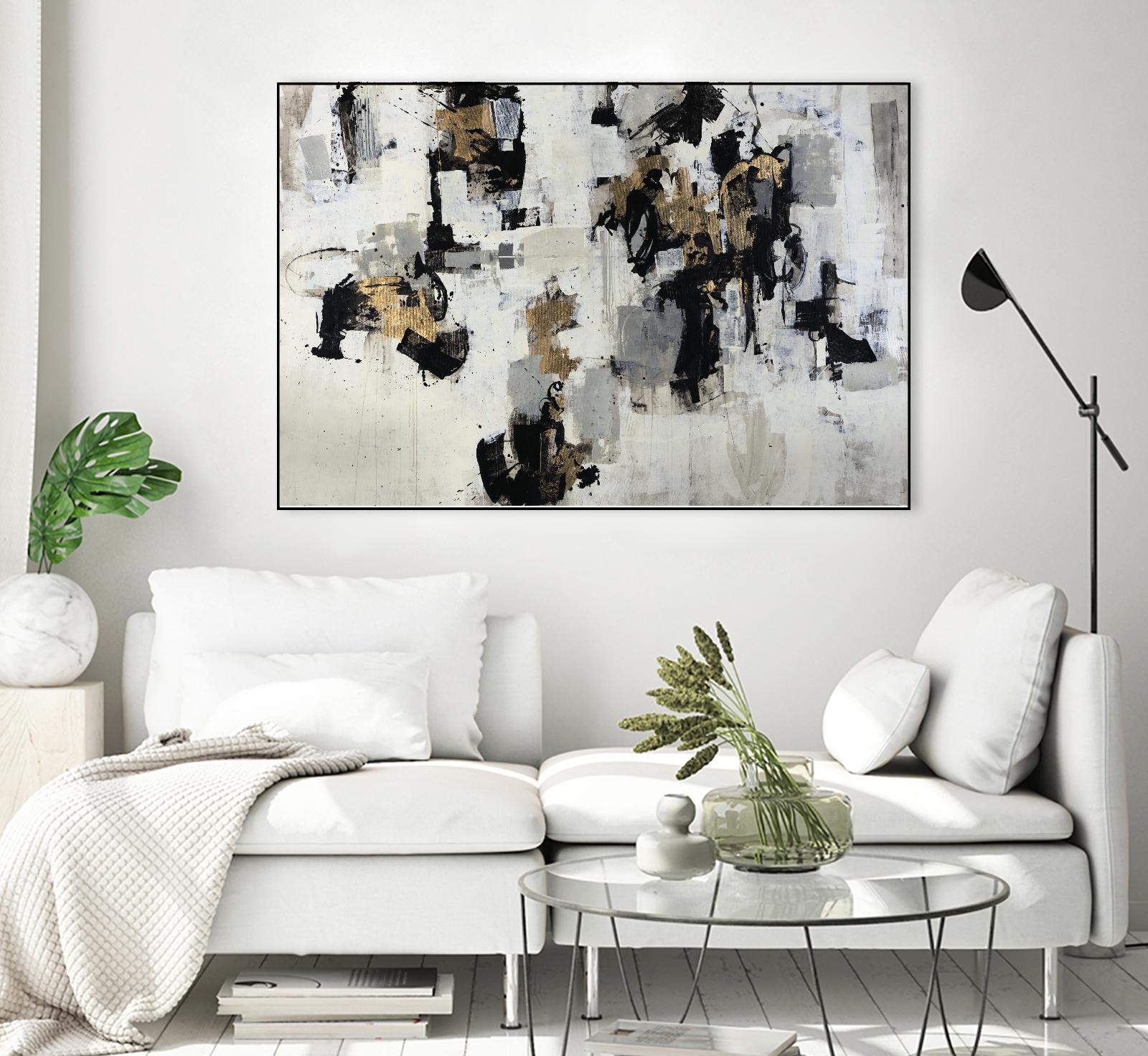 Gold Gloved Boxer by Daleno Art on GIANT ART - gold abstract abstract