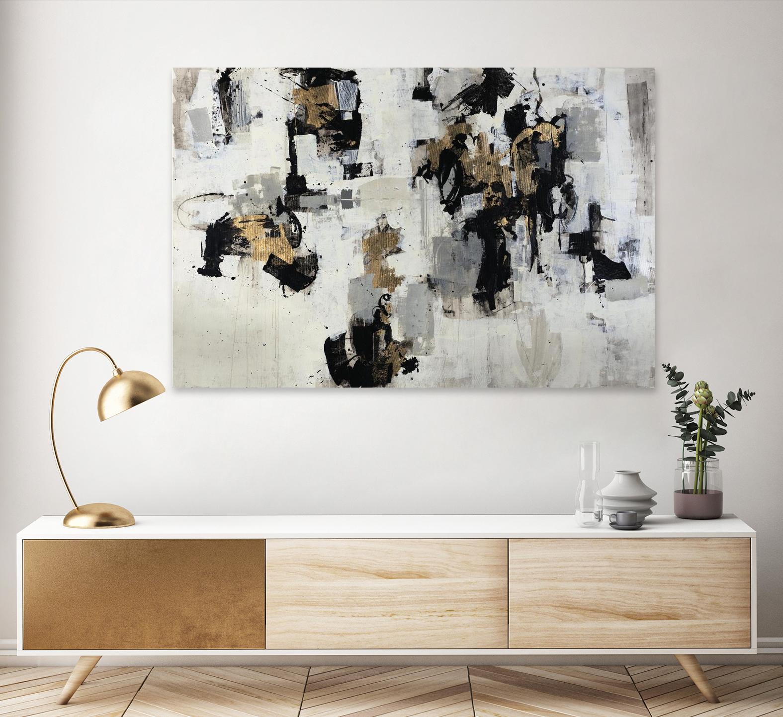 Gold Gloved Boxer by Daleno Art on GIANT ART - gold abstract abstract