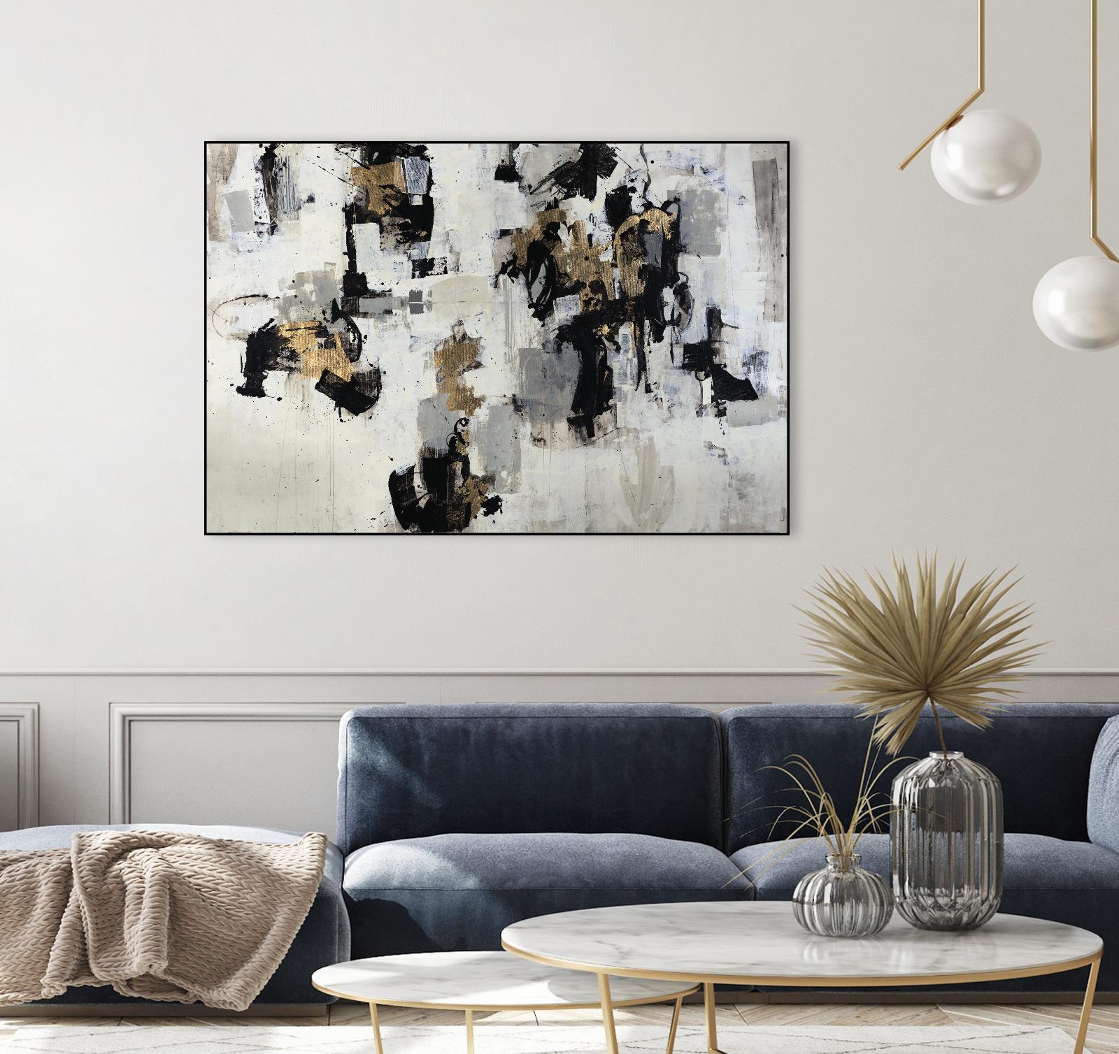 Gold Gloved Boxer by Daleno Art on GIANT ART - gold abstract abstract