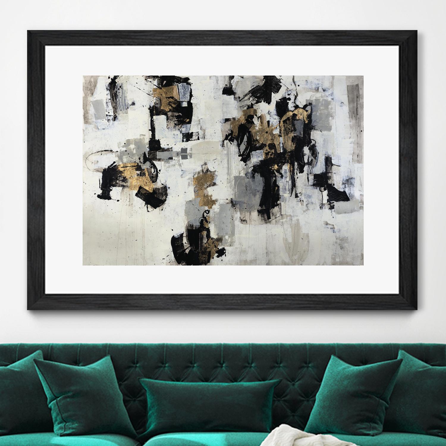 Gold Gloved Boxer by Daleno Art on GIANT ART - gold abstract abstract
