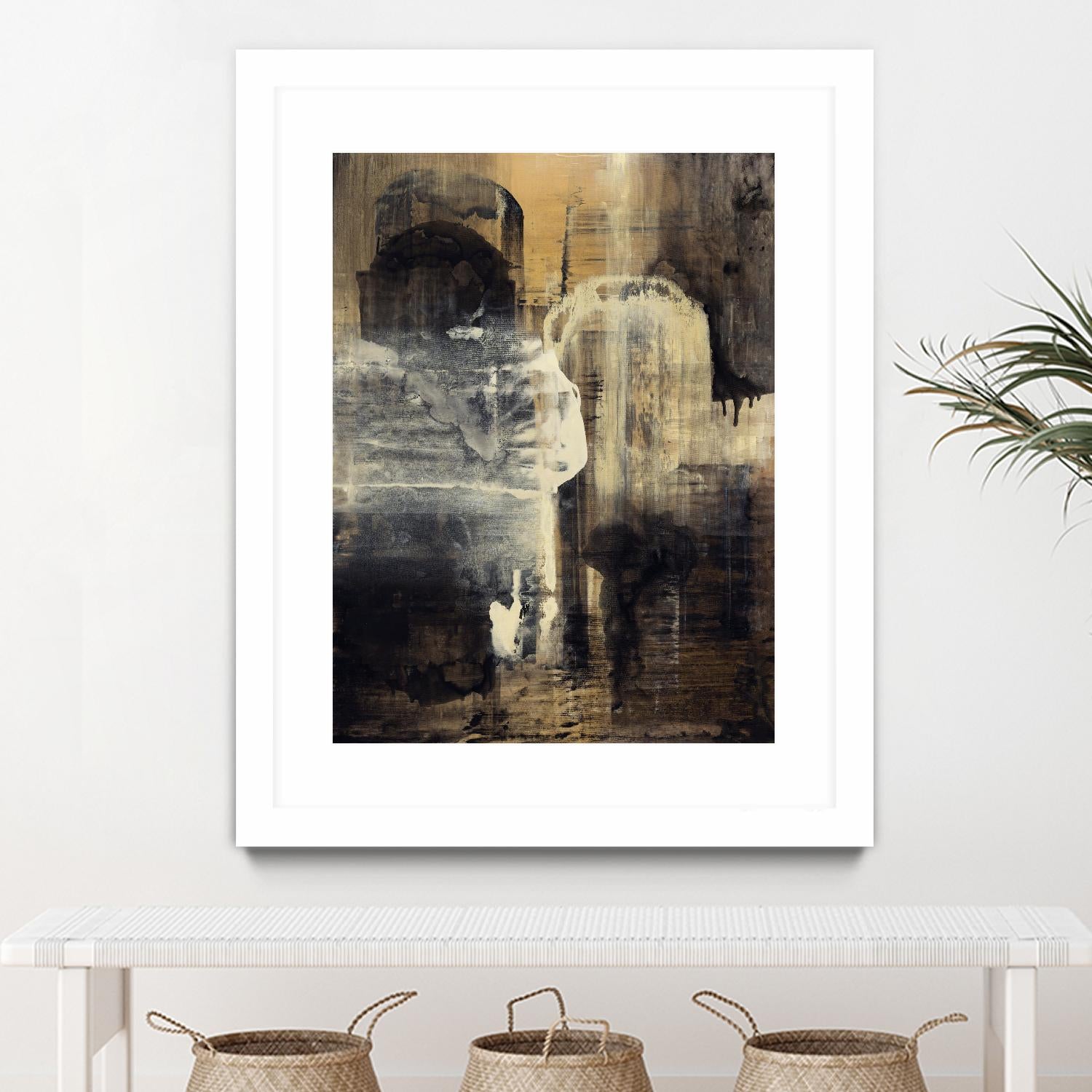 Crossing Into Canes by Daleno Art on GIANT ART - white abstract abstrait