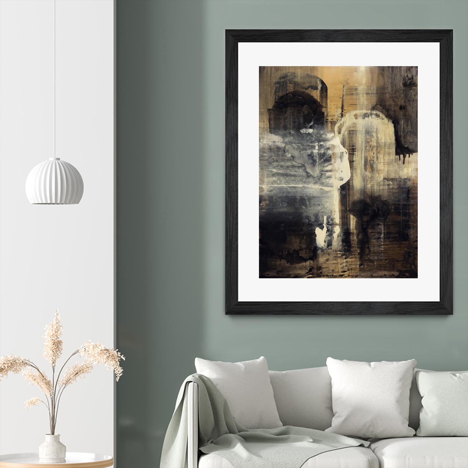 Crossing Into Canes by Daleno Art on GIANT ART - white abstract abstrait