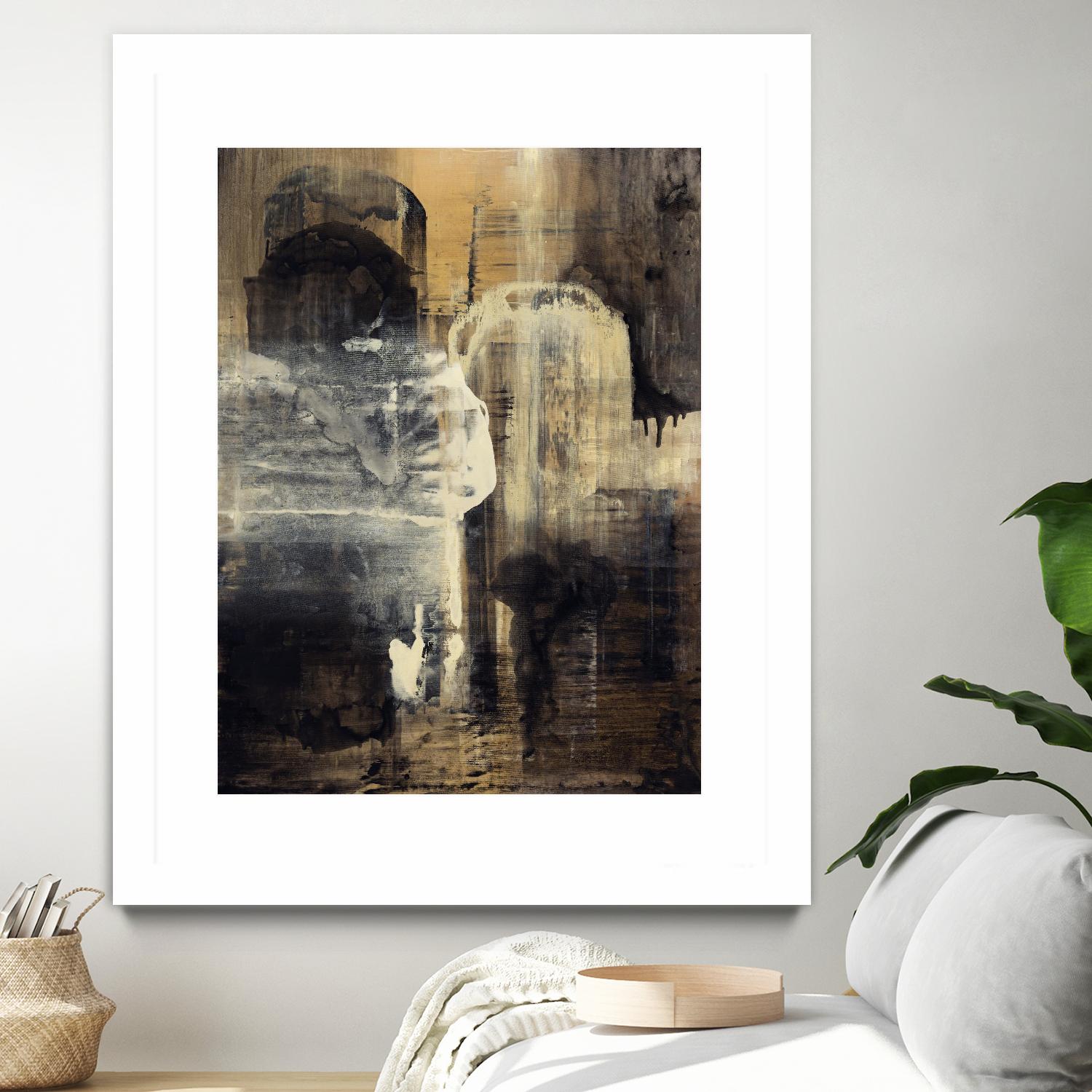 Crossing Into Canes by Daleno Art on GIANT ART - white abstract abstrait