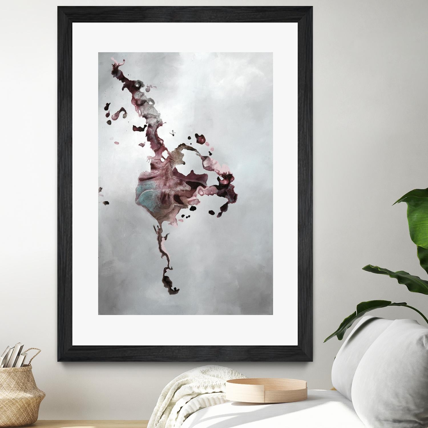 Welcomed Disturbance II by Daleno Art on GIANT ART - pink abstract abstrait