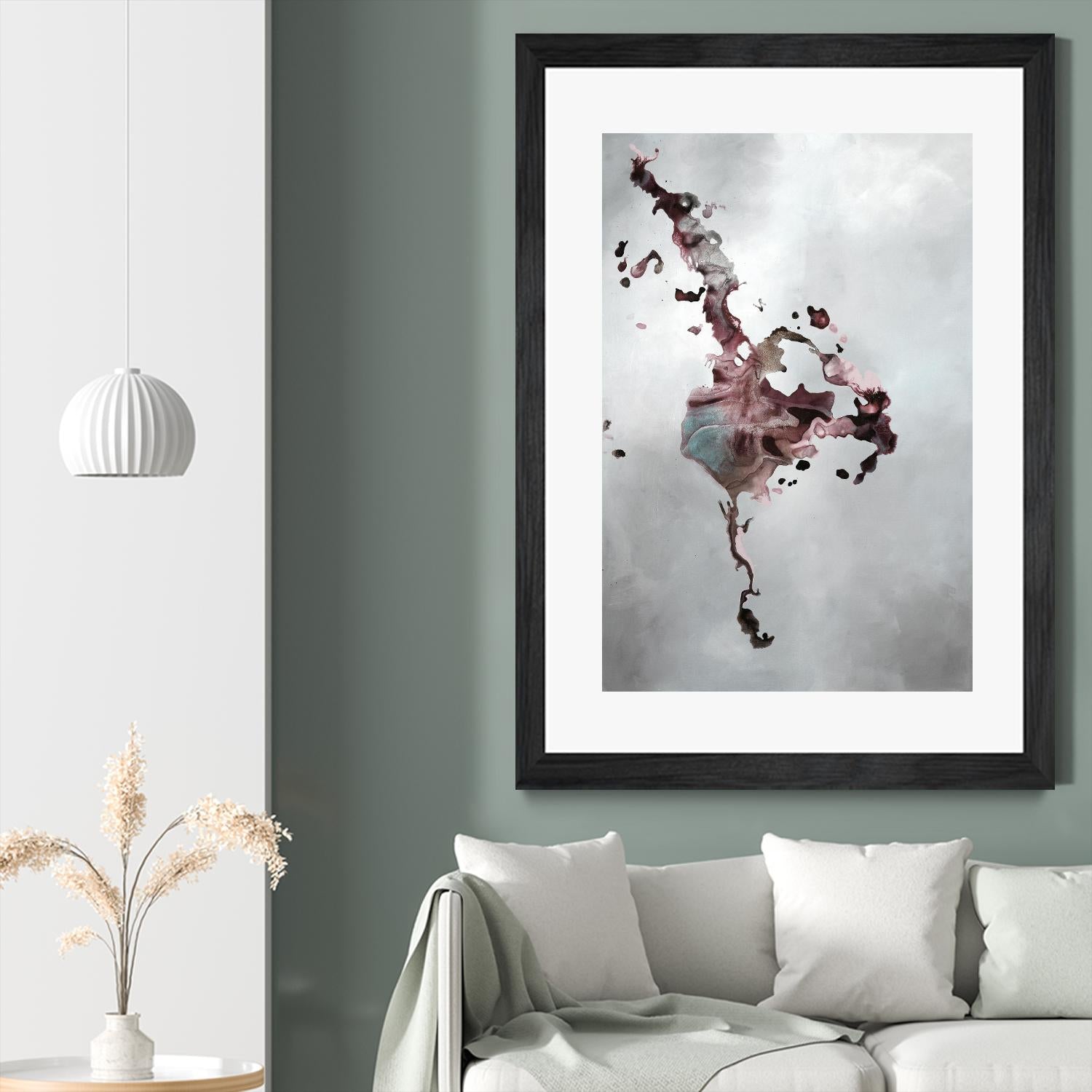 Welcomed Disturbance II by Daleno Art on GIANT ART - pink abstract abstrait