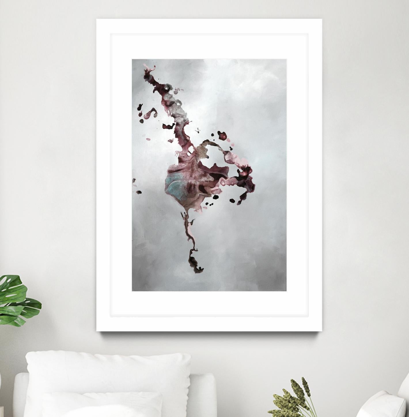 Welcomed Disturbance II by Daleno Art on GIANT ART - pink abstract abstrait