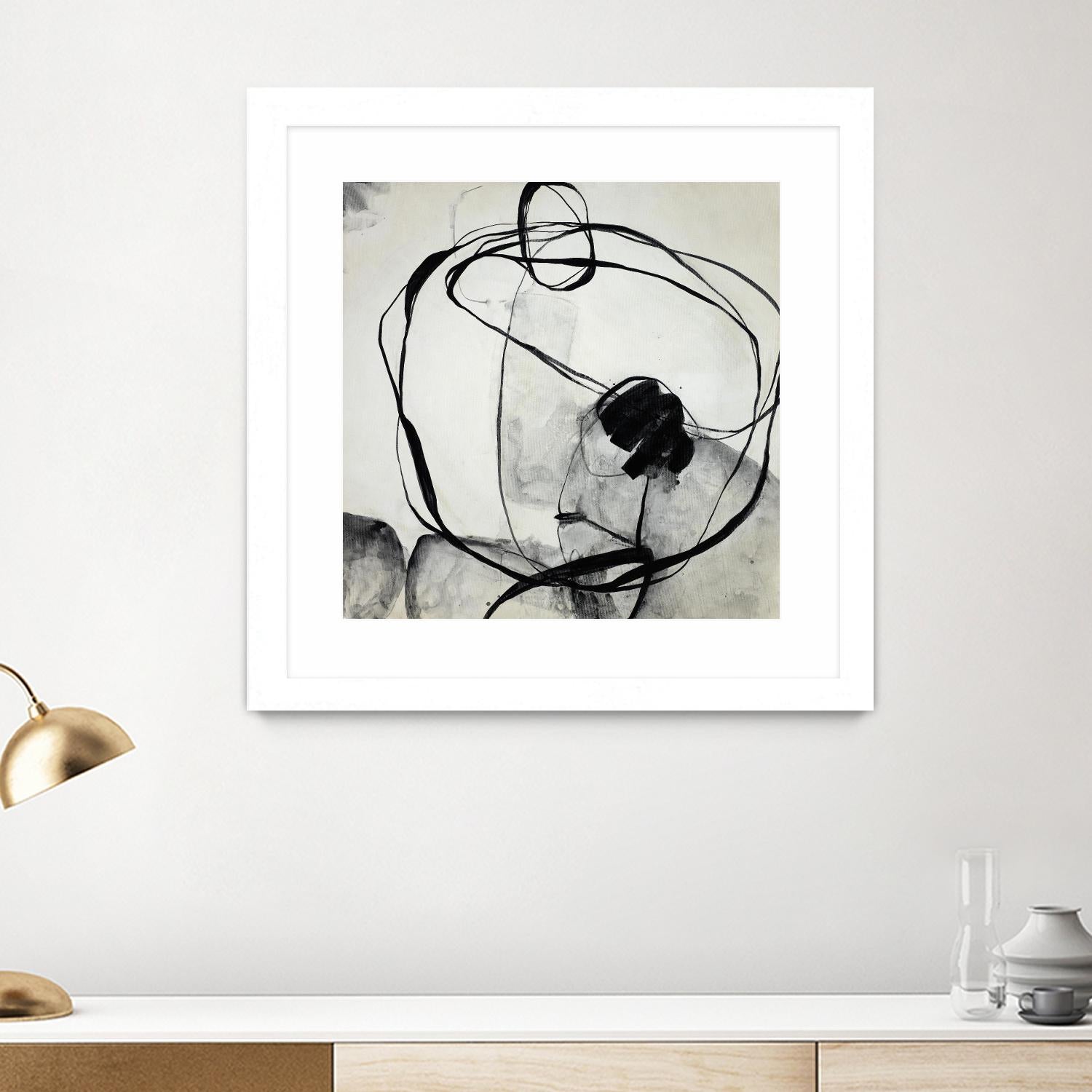 Big Mouth Blabber by Daleno Art on GIANT ART - white black & white abstrait