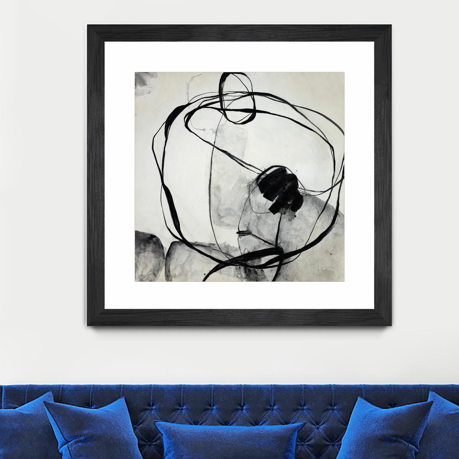 Big Mouth Blabber by Daleno Art on GIANT ART - white black & white abstrait