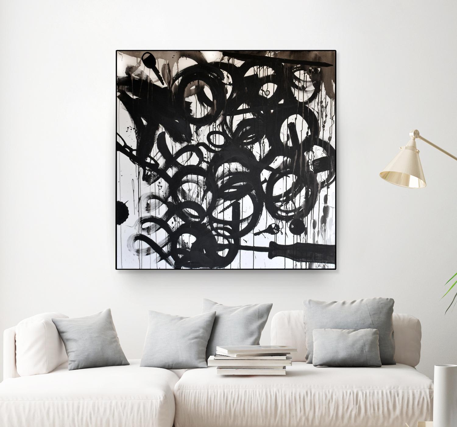 Junk Drawer by KenT Youngstrom on GIANT ART - black and white abstract