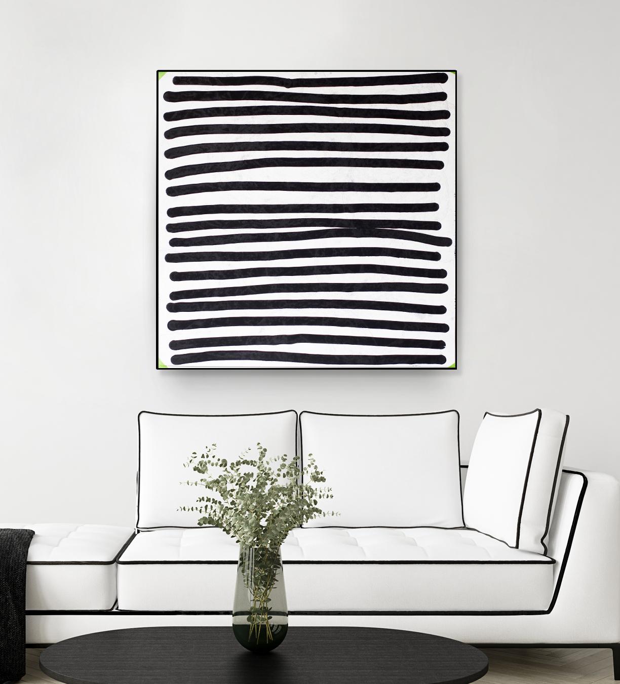 Pattern 3 of 16 by Kent Youngstrom on GIANT ART - black and white linear