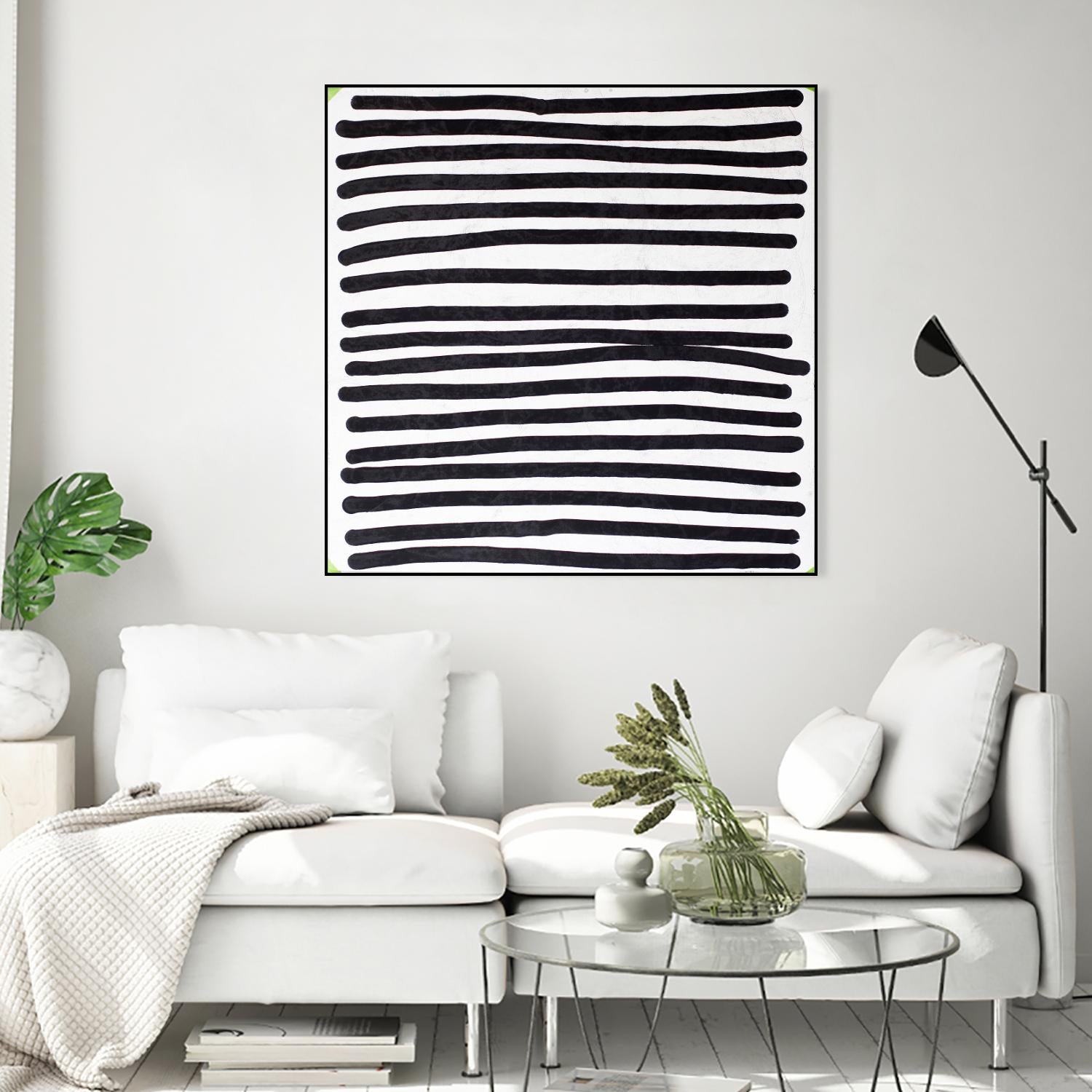 Pattern 3 of 16 by Kent Youngstrom on GIANT ART - black and white linear