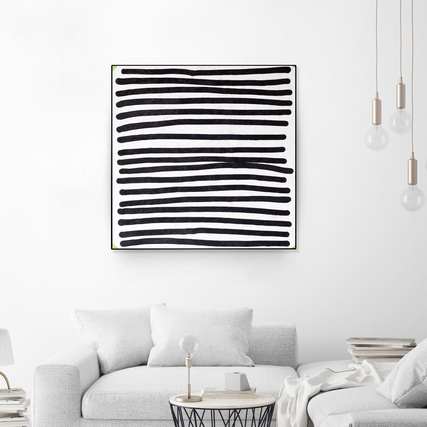 Pattern 3 of 16 by Kent Youngstrom on GIANT ART - black and white linear