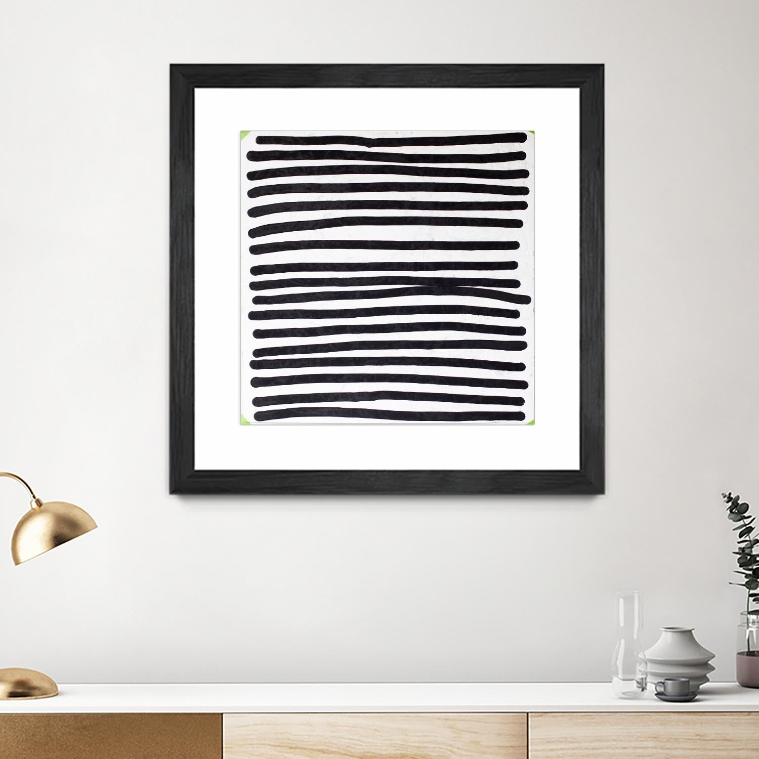 Pattern 3 of 16 by Kent Youngstrom on GIANT ART - black and white linear