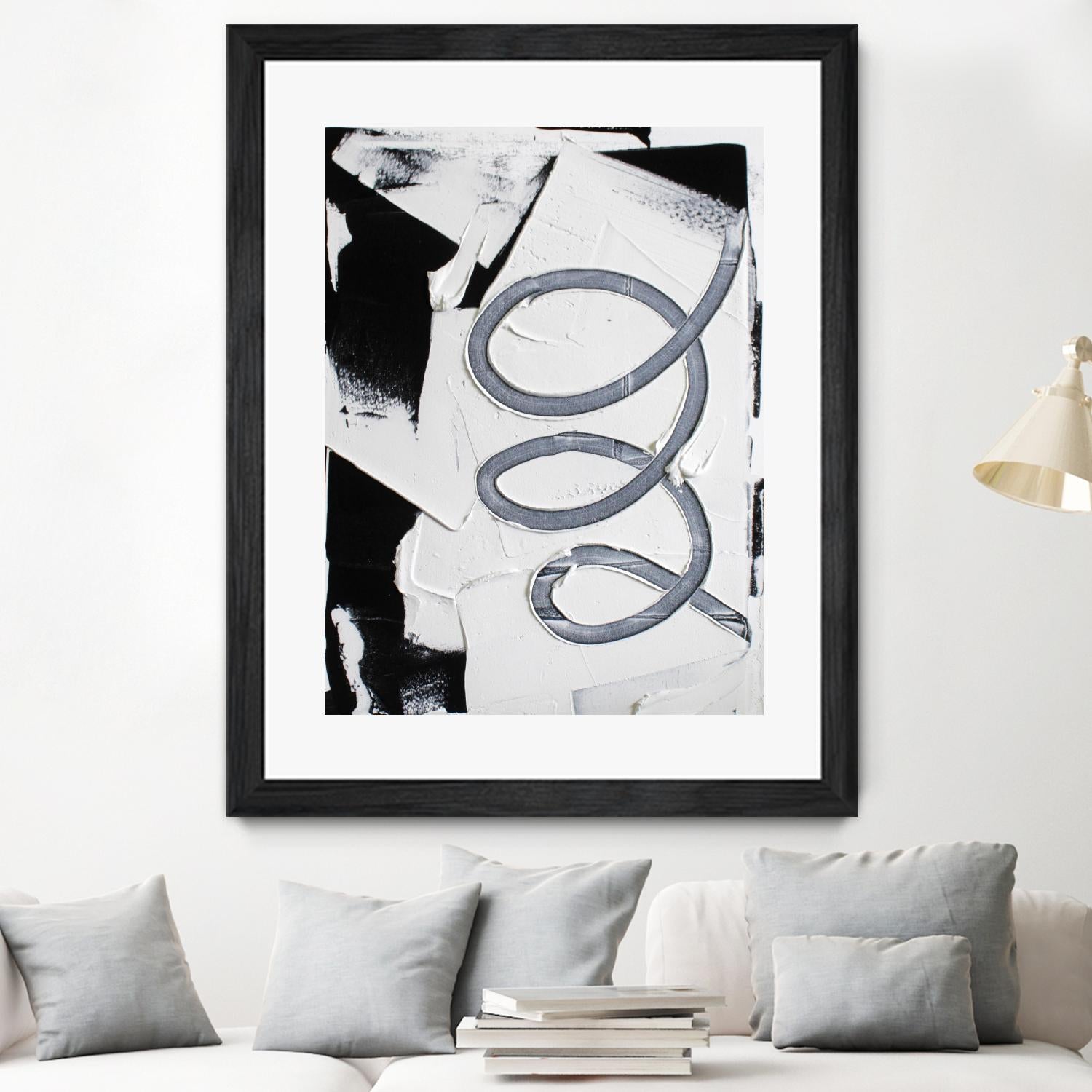 Swirl by KenT Youngstrom on GIANT ART - black and white abstract