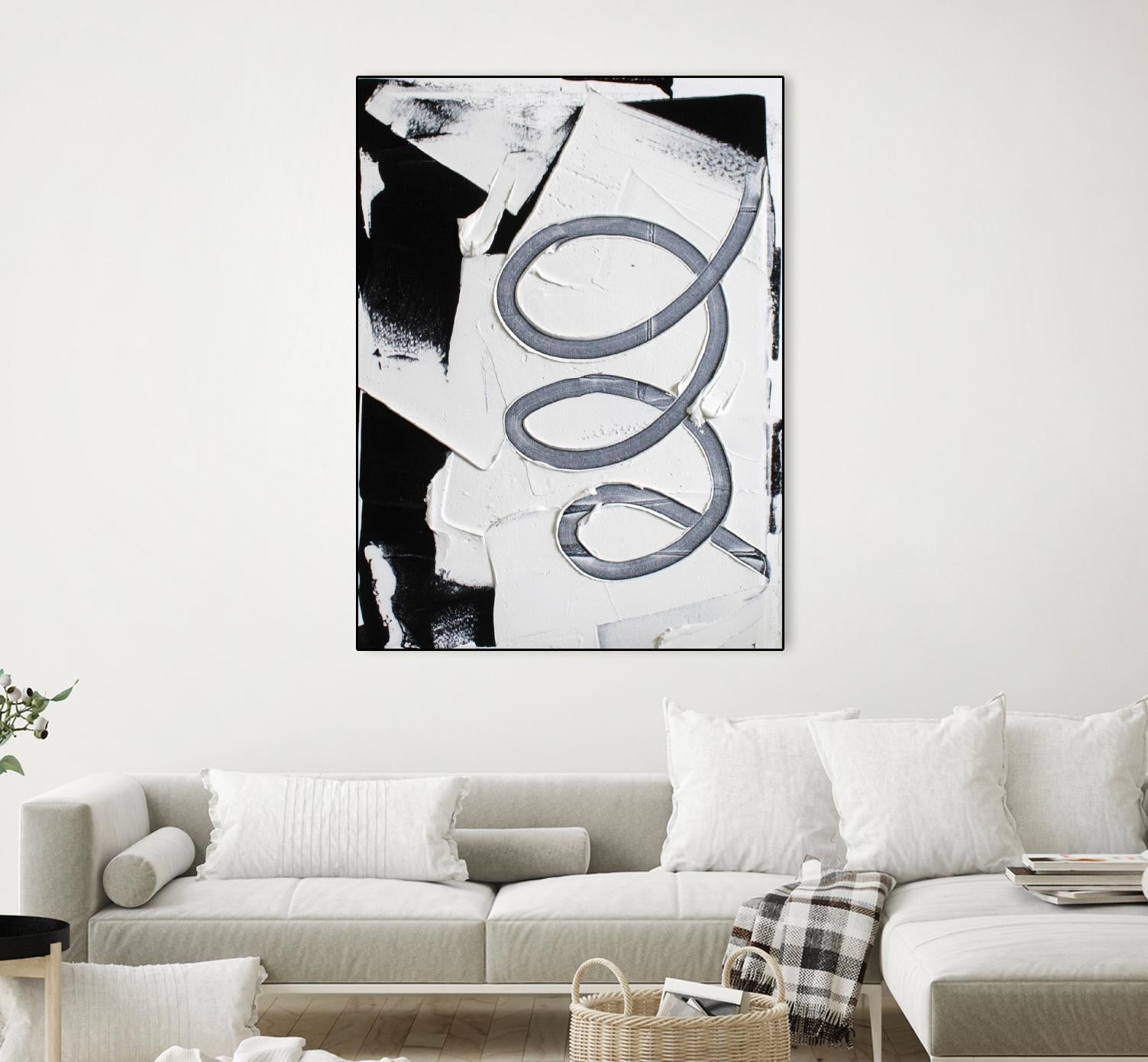 Swirl by KenT Youngstrom on GIANT ART - black and white abstract