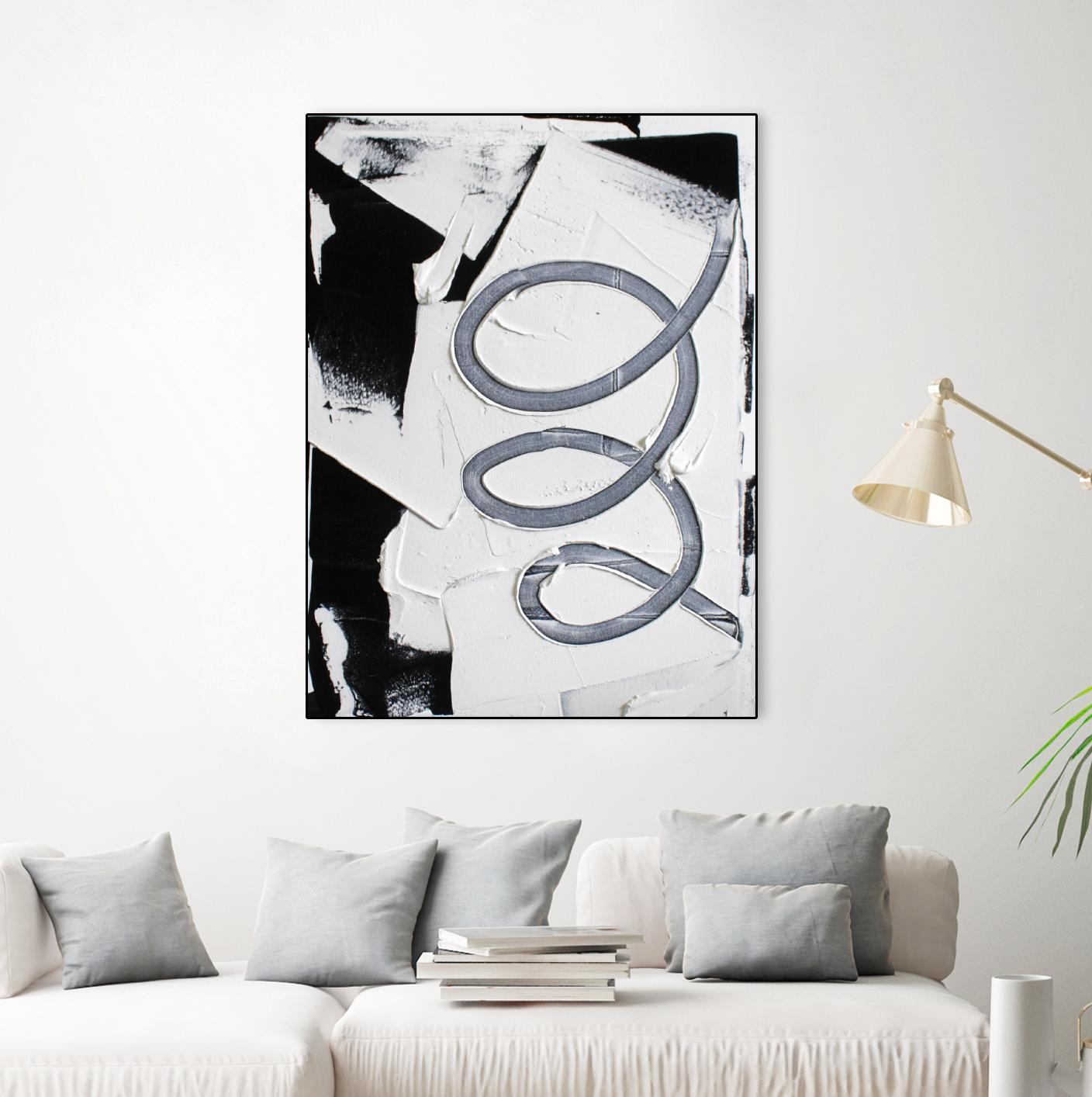 Swirl by KenT Youngstrom on GIANT ART - black and white abstract