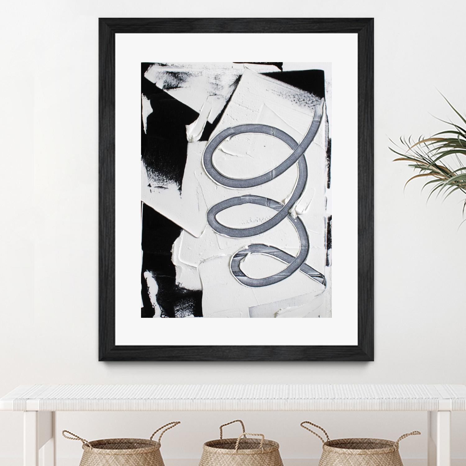 Swirl by KenT Youngstrom on GIANT ART - black and white abstract