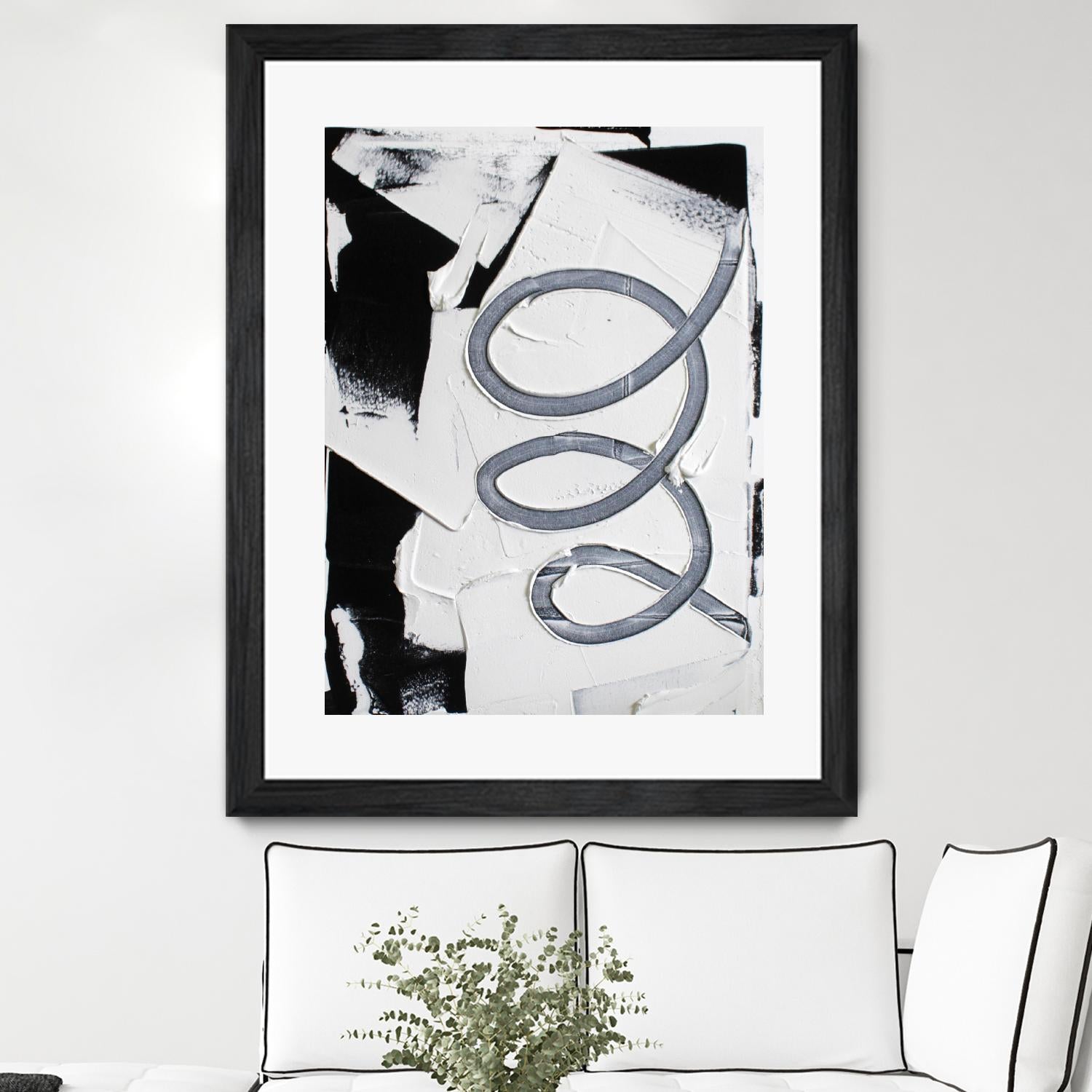 Swirl by KenT Youngstrom on GIANT ART - black and white abstract