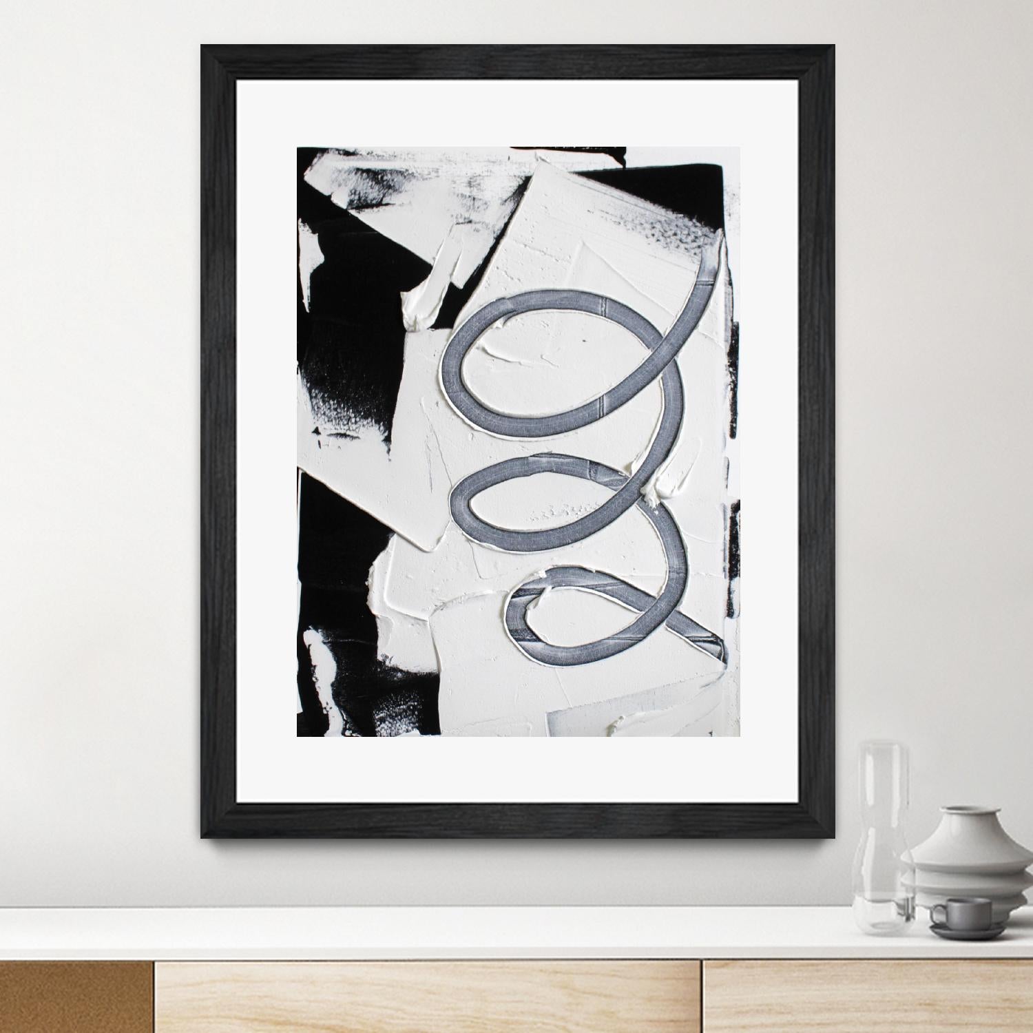 Swirl by KenT Youngstrom on GIANT ART - black and white abstract
