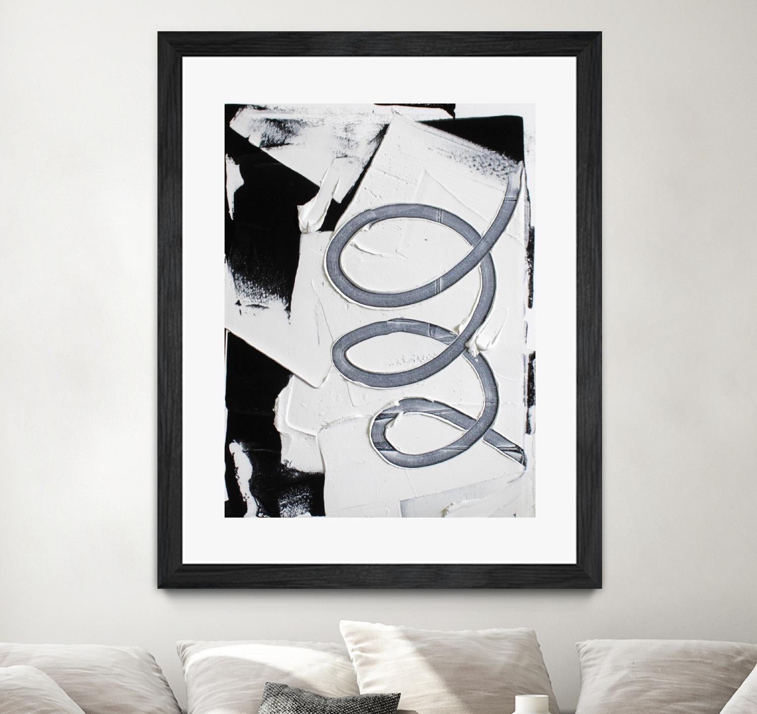 Swirl by KenT Youngstrom on GIANT ART - black and white abstract