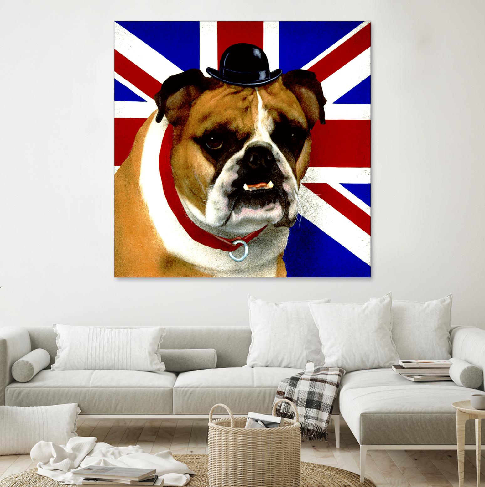 Bully by Will Bullas on GIANT ART - blue animals